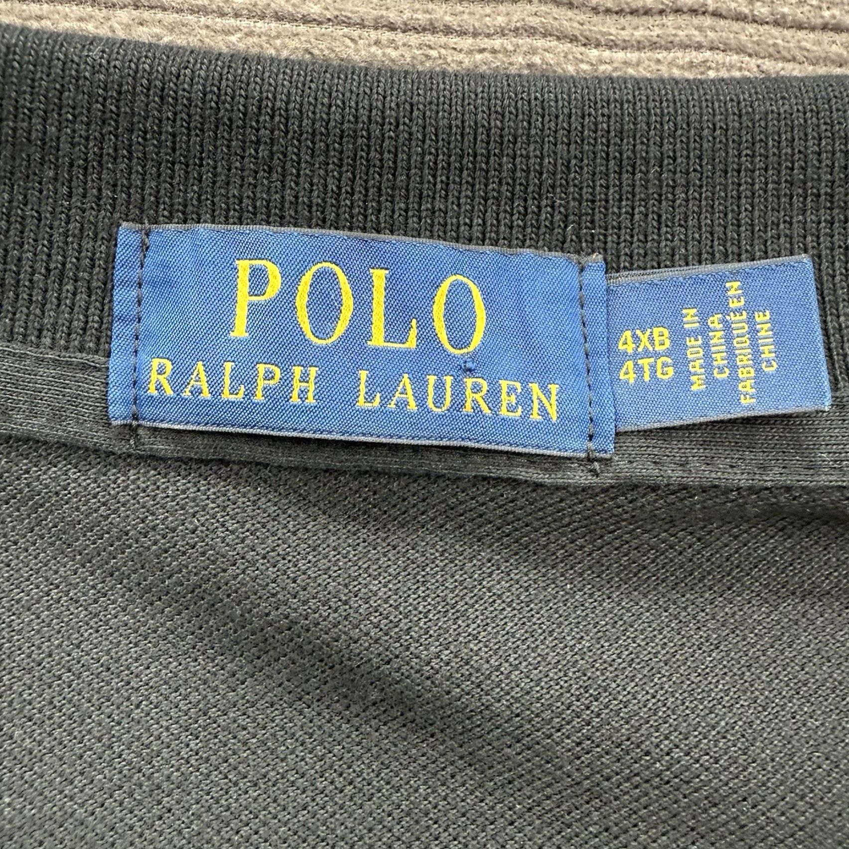 Ralph Lauren Polo Ralph Lauren Polo Shirt Men Big 4XB Black Cotton Golf Casual Preppy Classic Logo Size US XXL / EU 58 / 5 - 3 Thumbnail