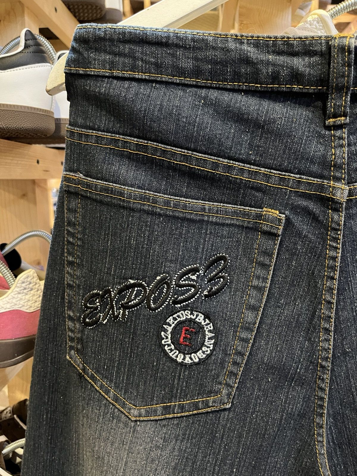 Japanese Brand Italy Expose Fashion Jeans Size US 35 - 3 Thumbnail
