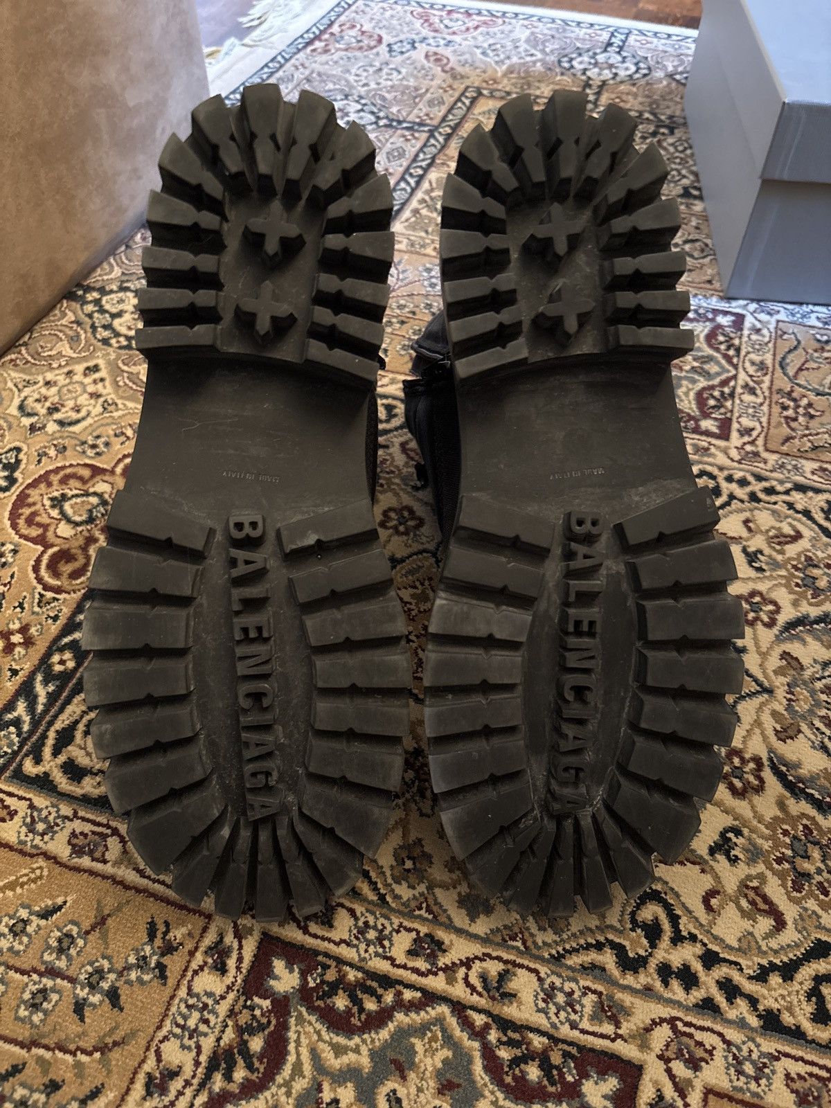 Balenciaga Balenciaga combat strike canvas boots Size US 8.5 / EU 41-42 - 3 Thumbnail