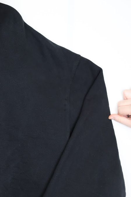 Balenciaga o1rshd Free Medium Molleton No Rib Hoodie in Black/White Size US M / EU 48-50 / 2 - 9 Thumbnail