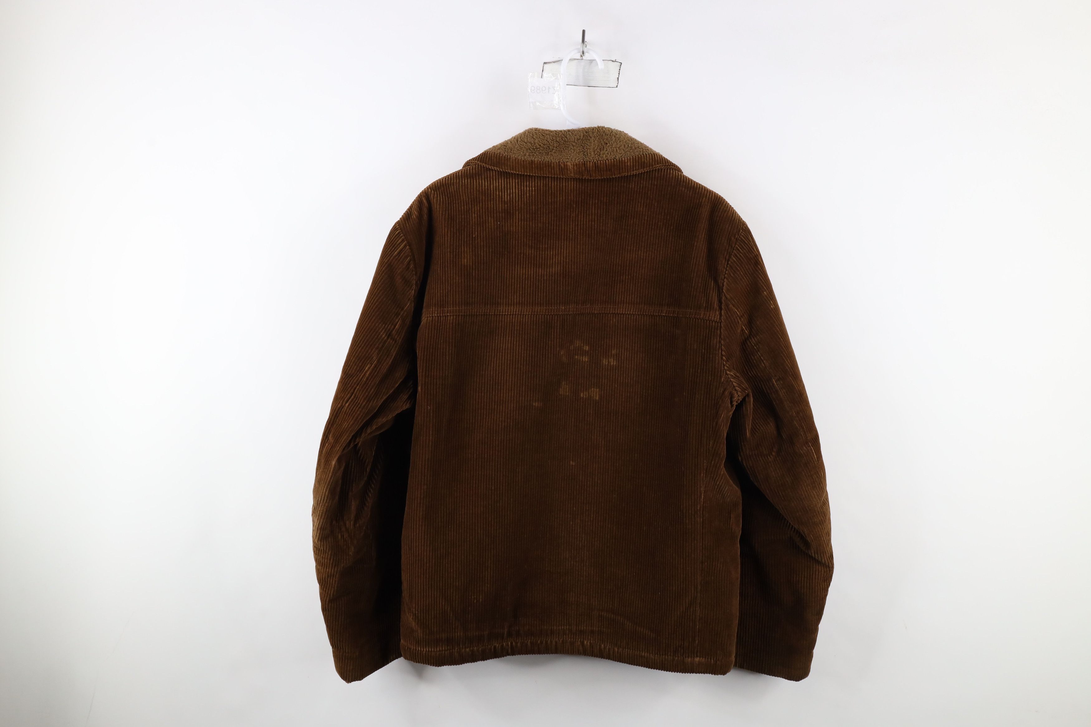 Vintage Vintage 60s 70s Streetwear Fleece Lined Corduroy Jacket USA Size US L / EU 52-54 / 3 - 15 Thumbnail