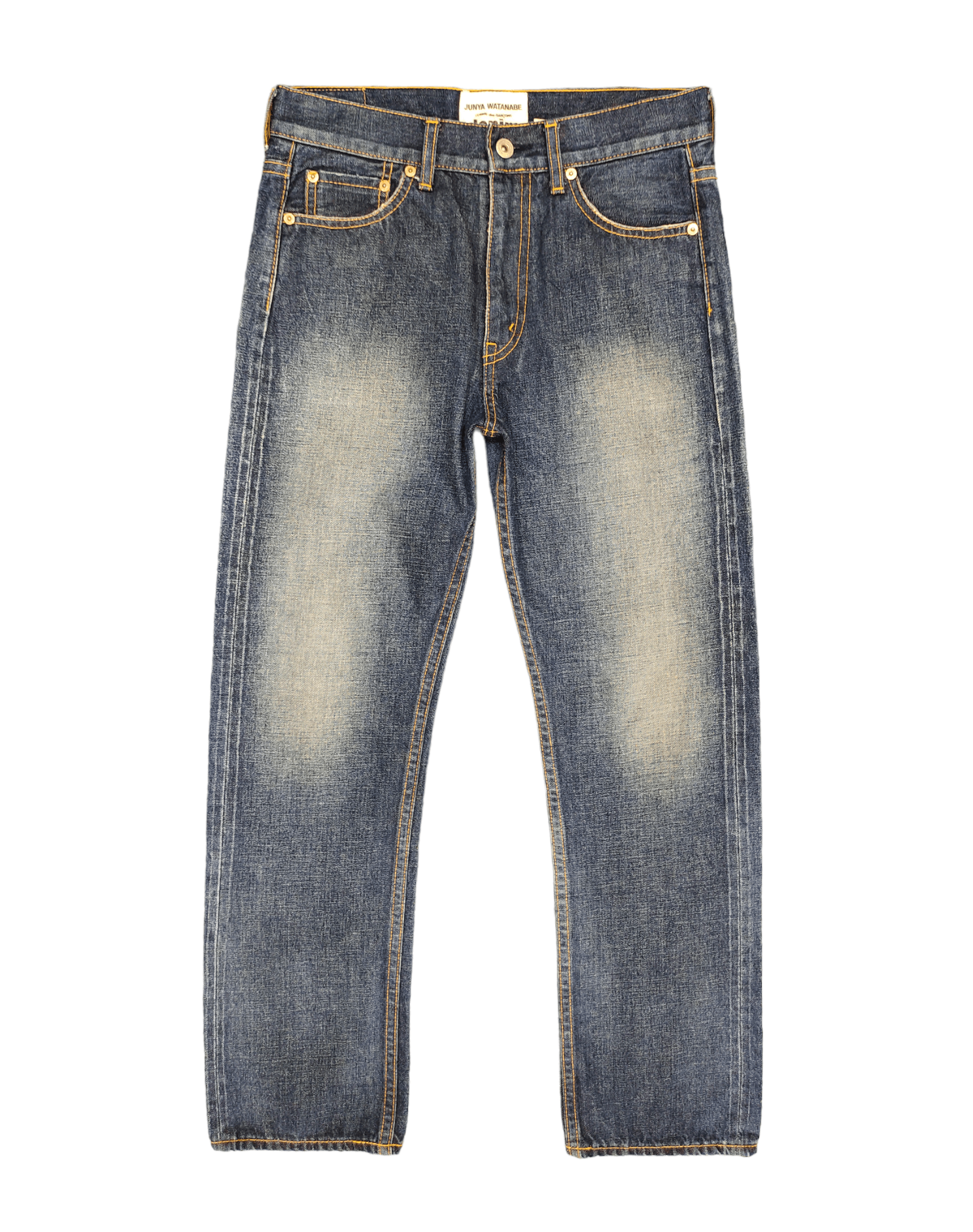 AD2015 Junya Watanabe Sand Wash Selvedge Denim Jeans