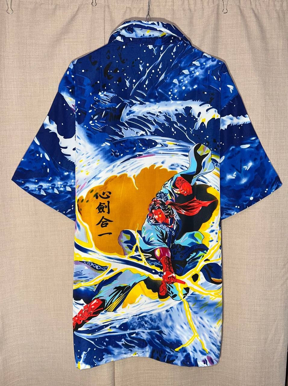 Anime Japanese anime Samurai vintage overprinted crazy shirt y2k Size US XXL / EU 58 / 5 - 2 Thumbnail