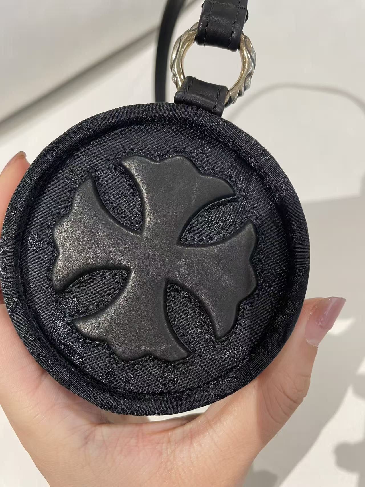 Chrome Hearts Chrome Hearts Nylon Tonal Monogram Cross Grinds Mini Handbag Size ONE SIZE - 7 Thumbnail