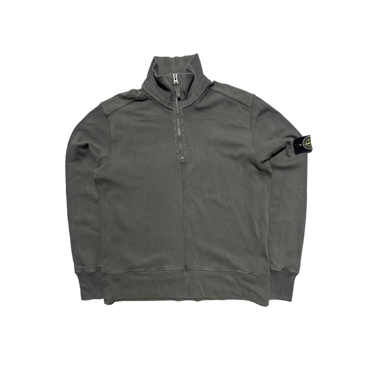 Stone Island Stone Island 1/4 Zip Up Jumper Size US XL / EU 56 / 4 - 1 Thumbnail