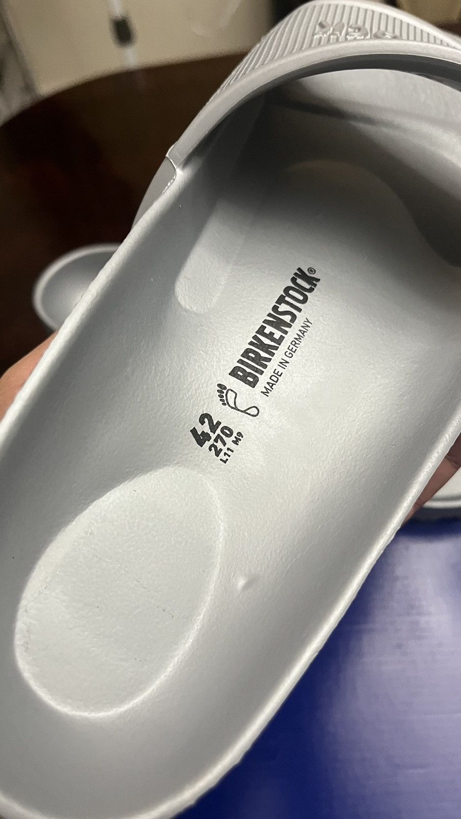 Birkenstock Birkenstock Barbados Eva Silver Size US 9 / EU 42 - 2 Thumbnail