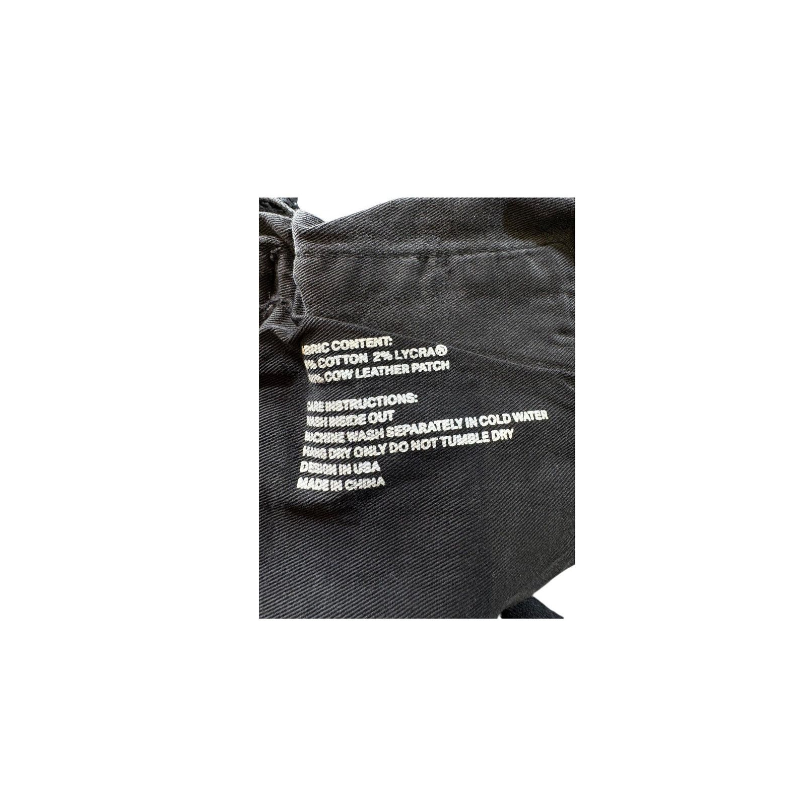 Ksubi Ksubi Plain Black Wash Jeans Size US 32 / EU 48 - 6 Thumbnail