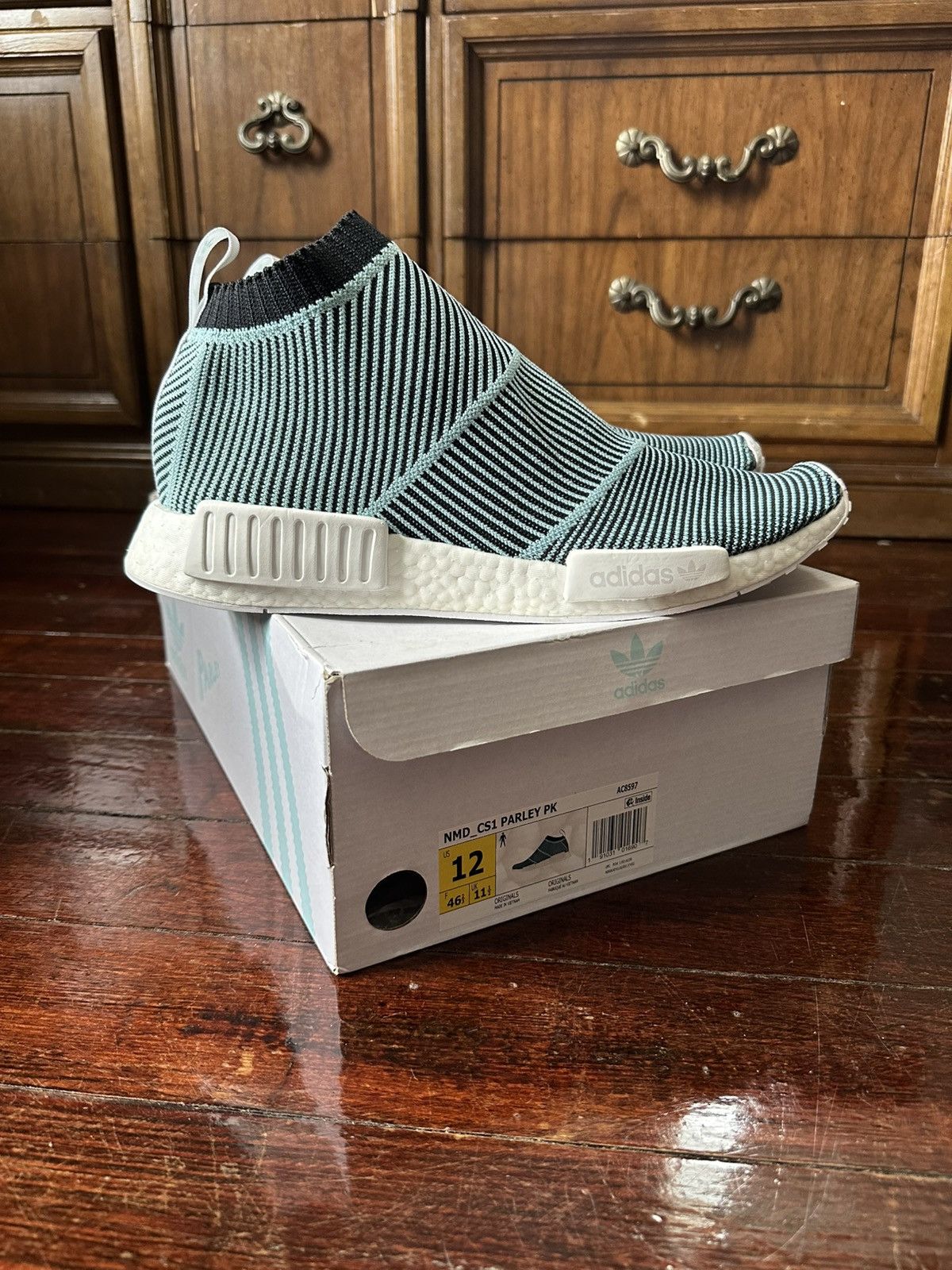 Adidas ADIDAS NMD CS1 PARLEY PK Size US 12 / EU 45 - 1 Thumbnail