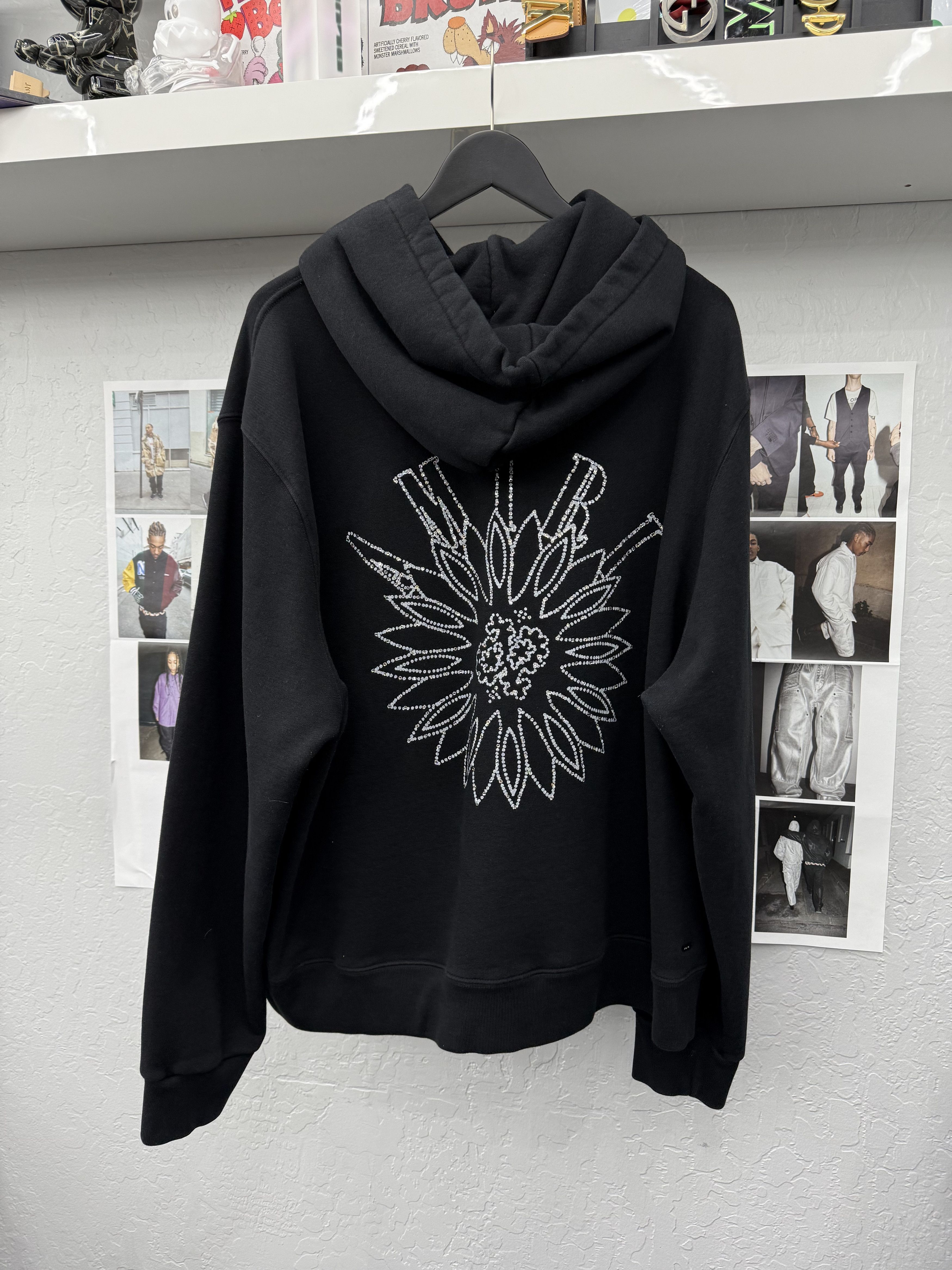 VINTAGE AMIRI CRYSTAL STAR TEE - Black | AMIRI