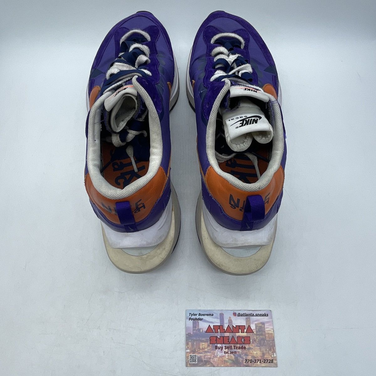 Nike Saco x vaporwaffle dark iris Size US 11 / EU 44 - 6 Thumbnail