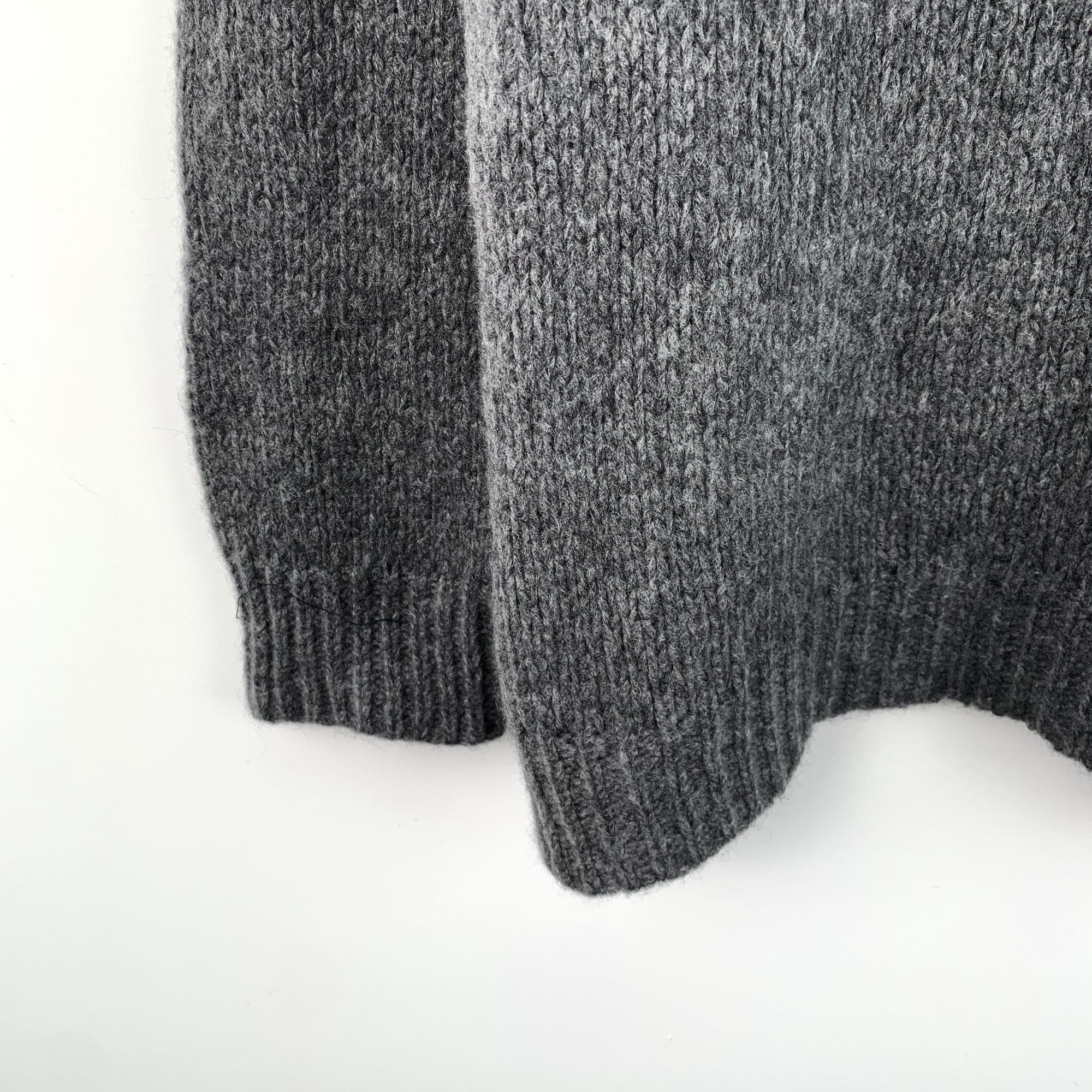Dior Christian Dior Miss Dior Grey Cashmere Silk Knit Sweater Rou Size S / US 4 / IT 40 - 5 Thumbnail