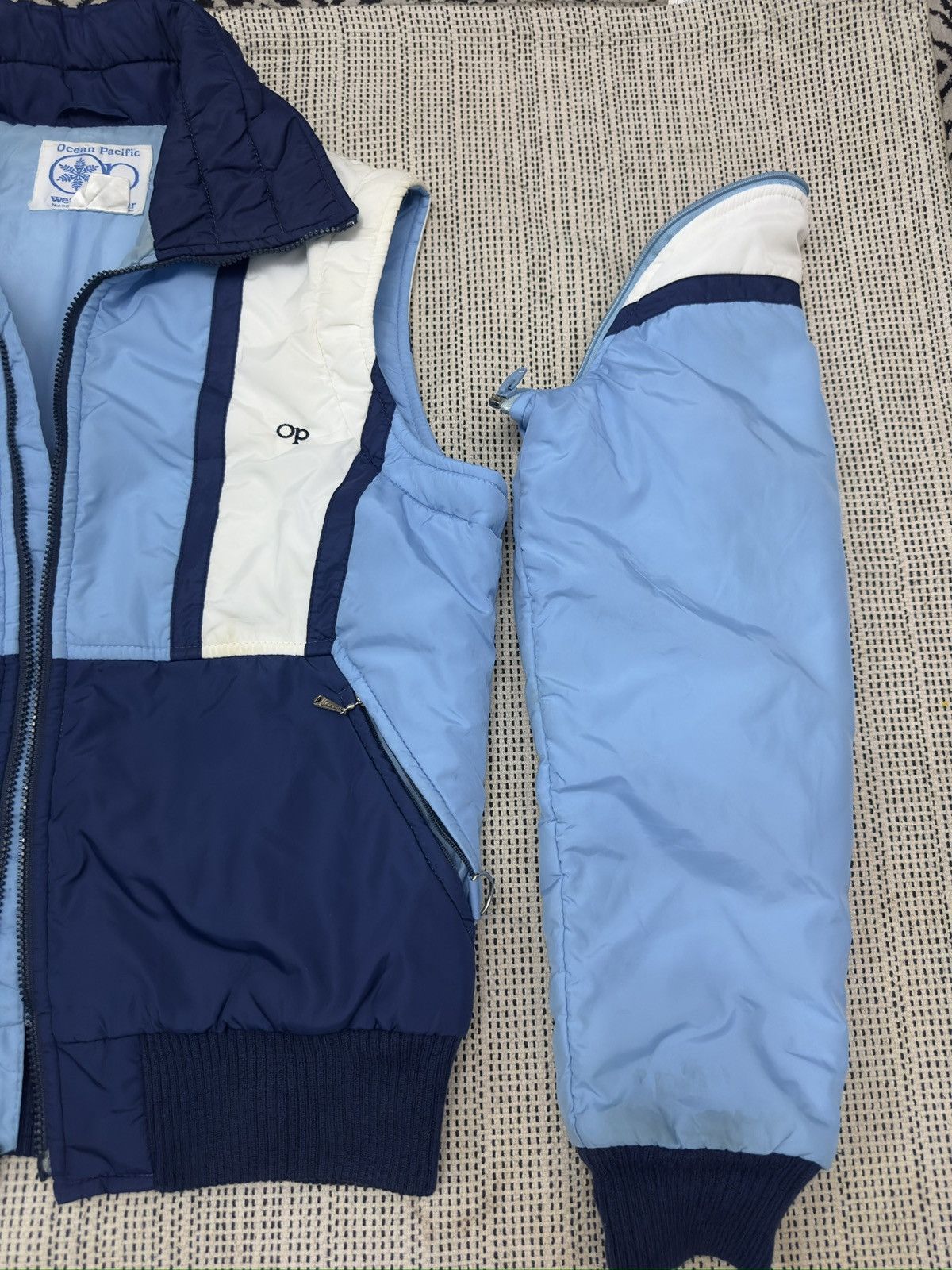 Ocean Pacific × Vintage 🔥🔥🔥Vintage 80s 90s Ocean Pacific Sunwear Zipper Jacket Size US XL / EU 56 / 4 - 4 Thumbnail
