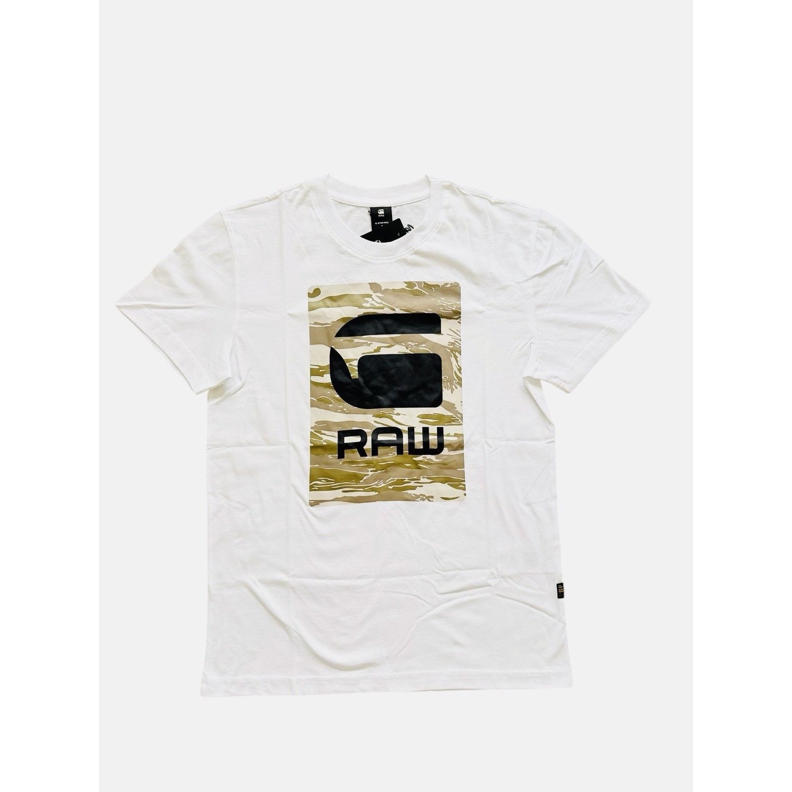 G-Star G-Star Raw Mens Camo Box Graphic T-Shirt $60 White Size S Size US S / EU 44-46 / 1 - 1 Thumbnail