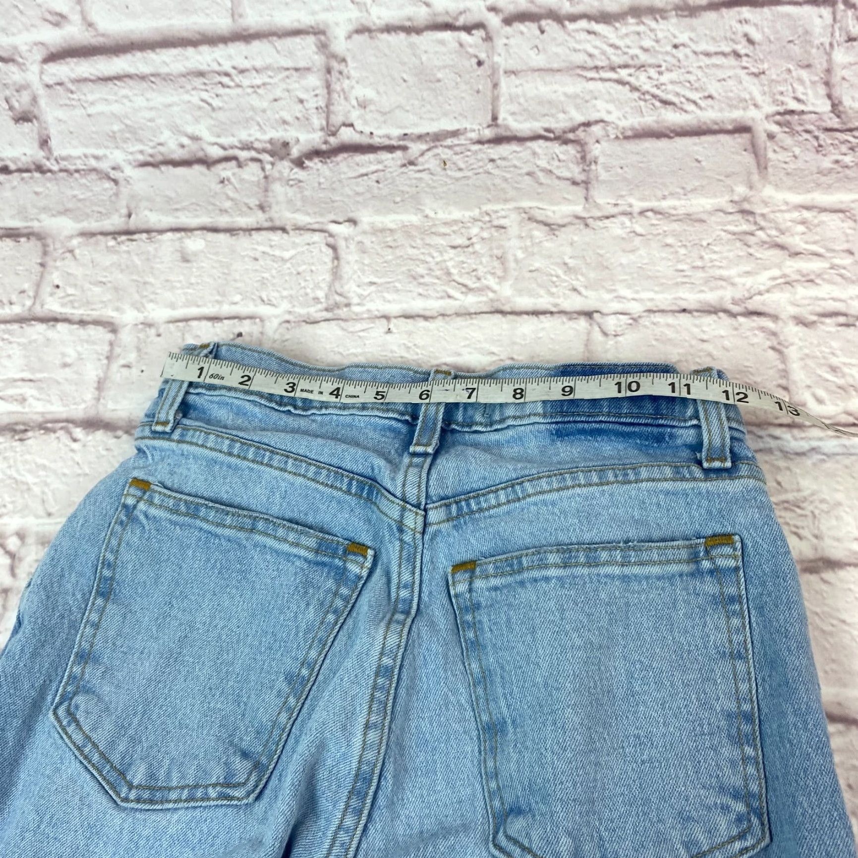 Abercrombie & Fitch Abercrombie & Fitch Teens Junior Jeans 26 The 90s Straight High Rise Distressed Size 26" / US 2 / IT 38 - 5 Thumbnail
