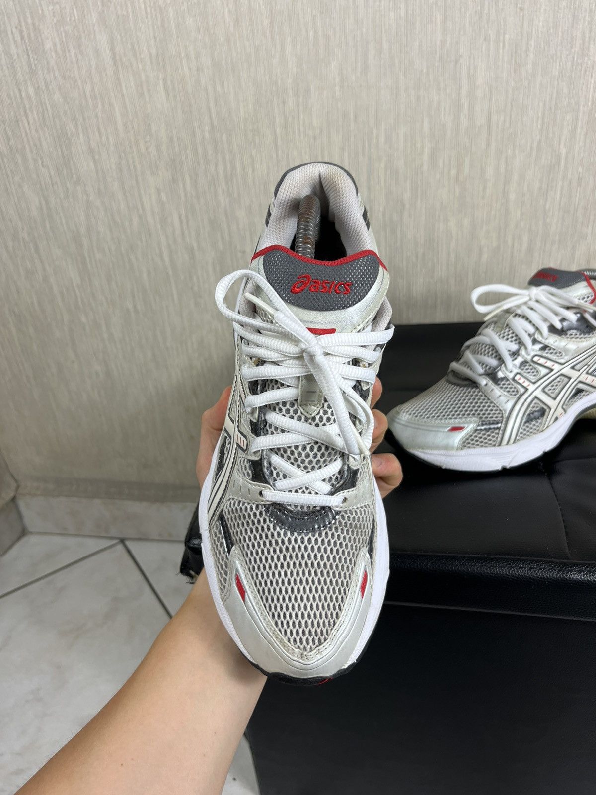 Asics Vintage Asics Gel-Equation 3 mesh silver sneakers y2k shoes Size US 8 / EU 41 - 4 Thumbnail