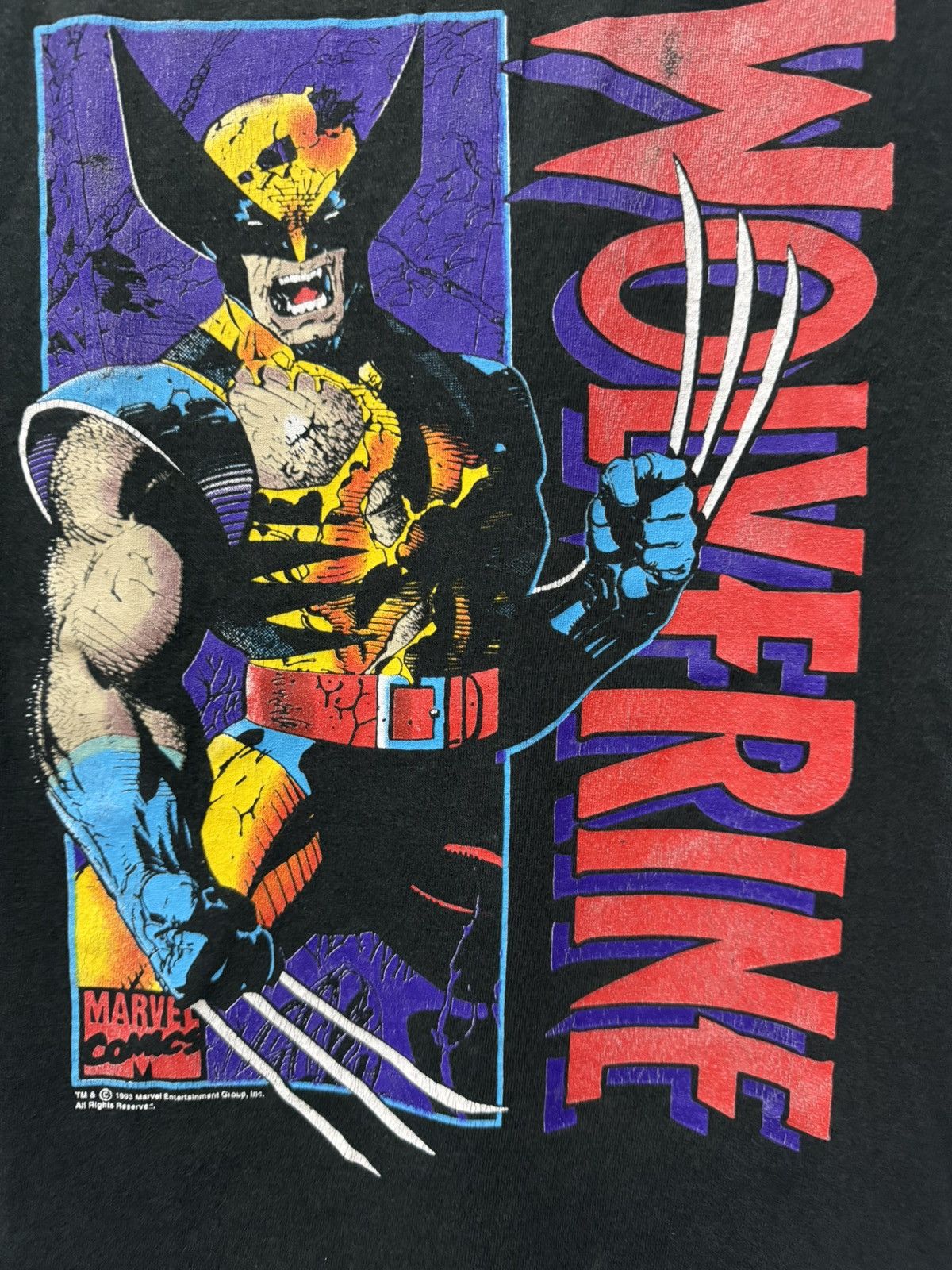Marvel Comics × Vintage Vintage Marvel Comics X- Men Wolverine T shirt Size US S / EU 44-46 / 1 - 2 Thumbnail