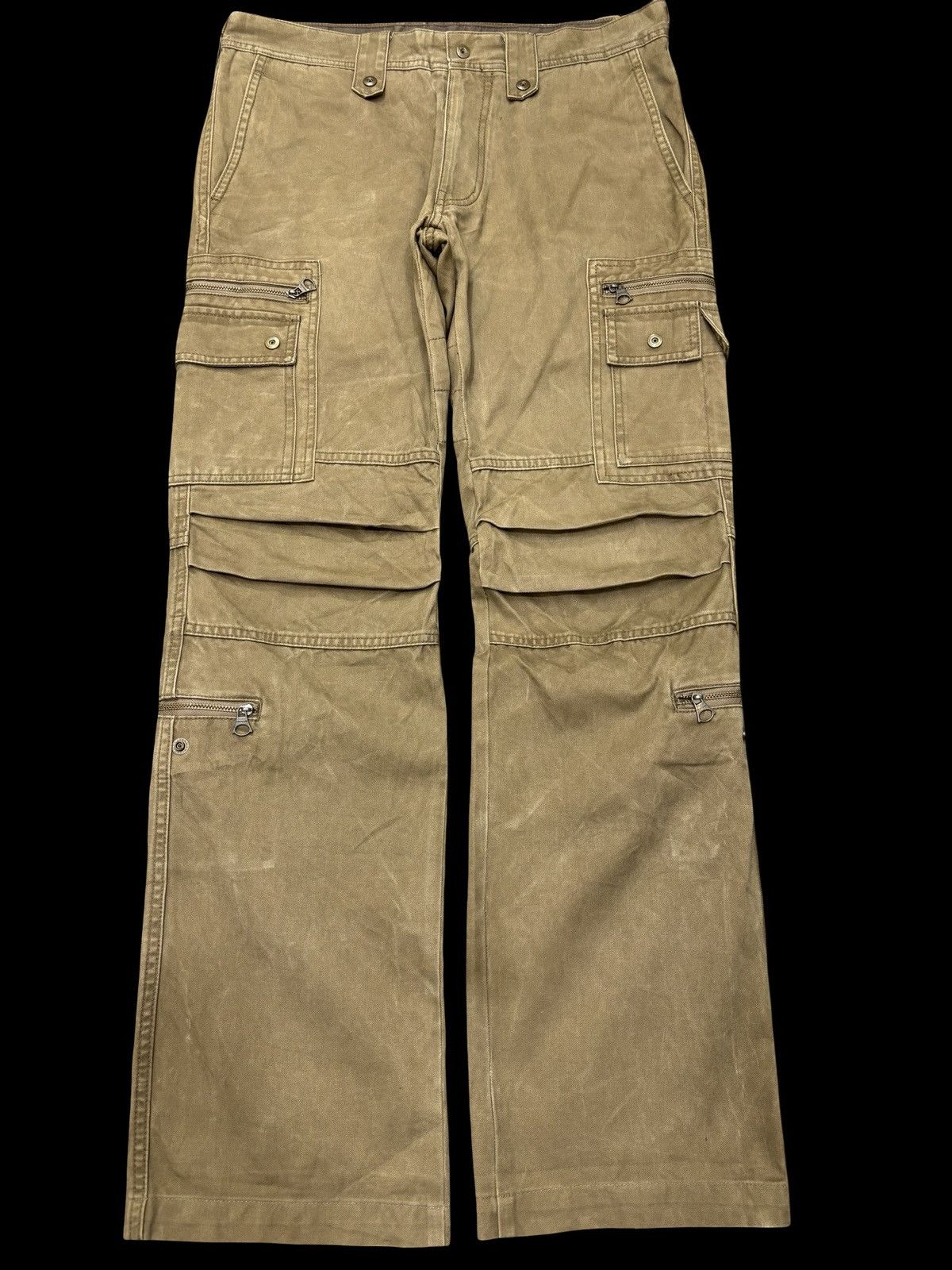 ABAHOUSE 💥Multipockets💥Sick Style Military Abahouse Cargo Pant F639 Size US 33 - 1 Thumbnail