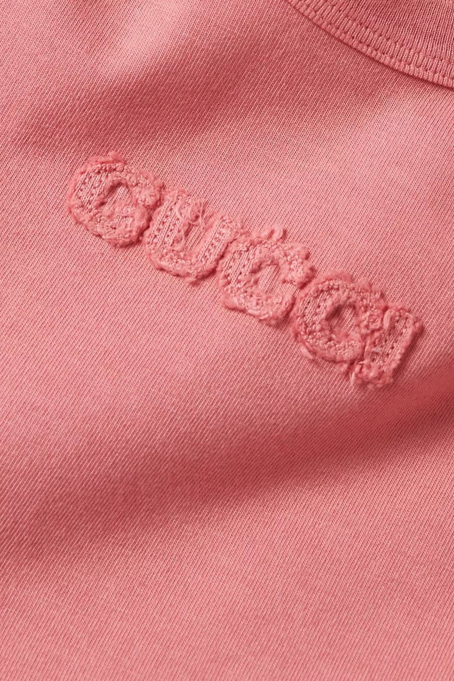 Gucci oc11z0126 Embroidered Cotton Jersey T-Shirt In Pink Size XXL / US 16-18 / IT 52-54 - 4 Thumbnail