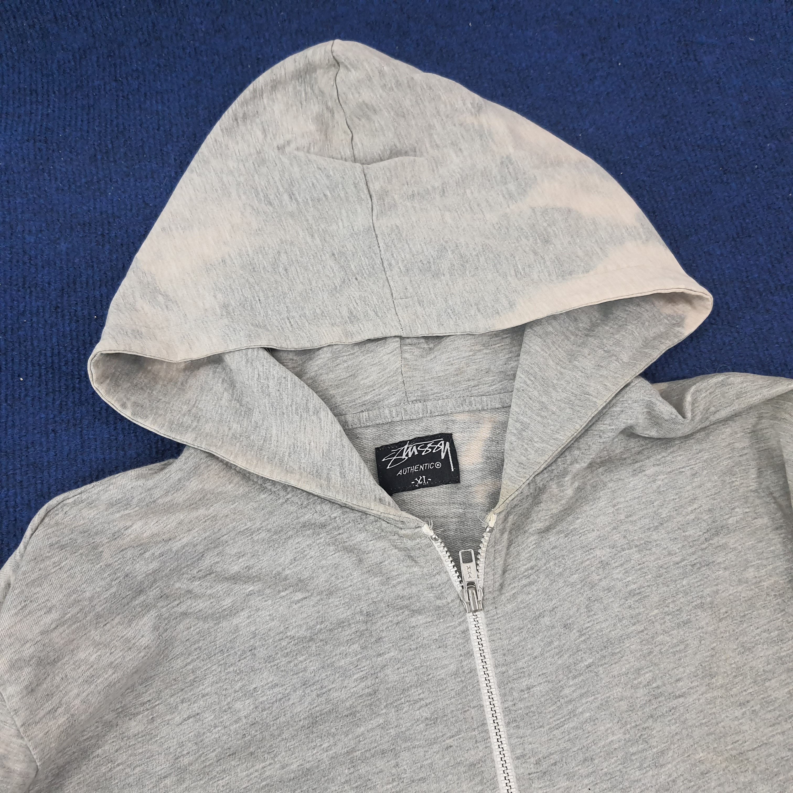 Stussy × Vintage Vintage Stussy Authentic Signature Logo Zipper Hoodie Size US M / EU 48-50 / 2 - 6 Thumbnail
