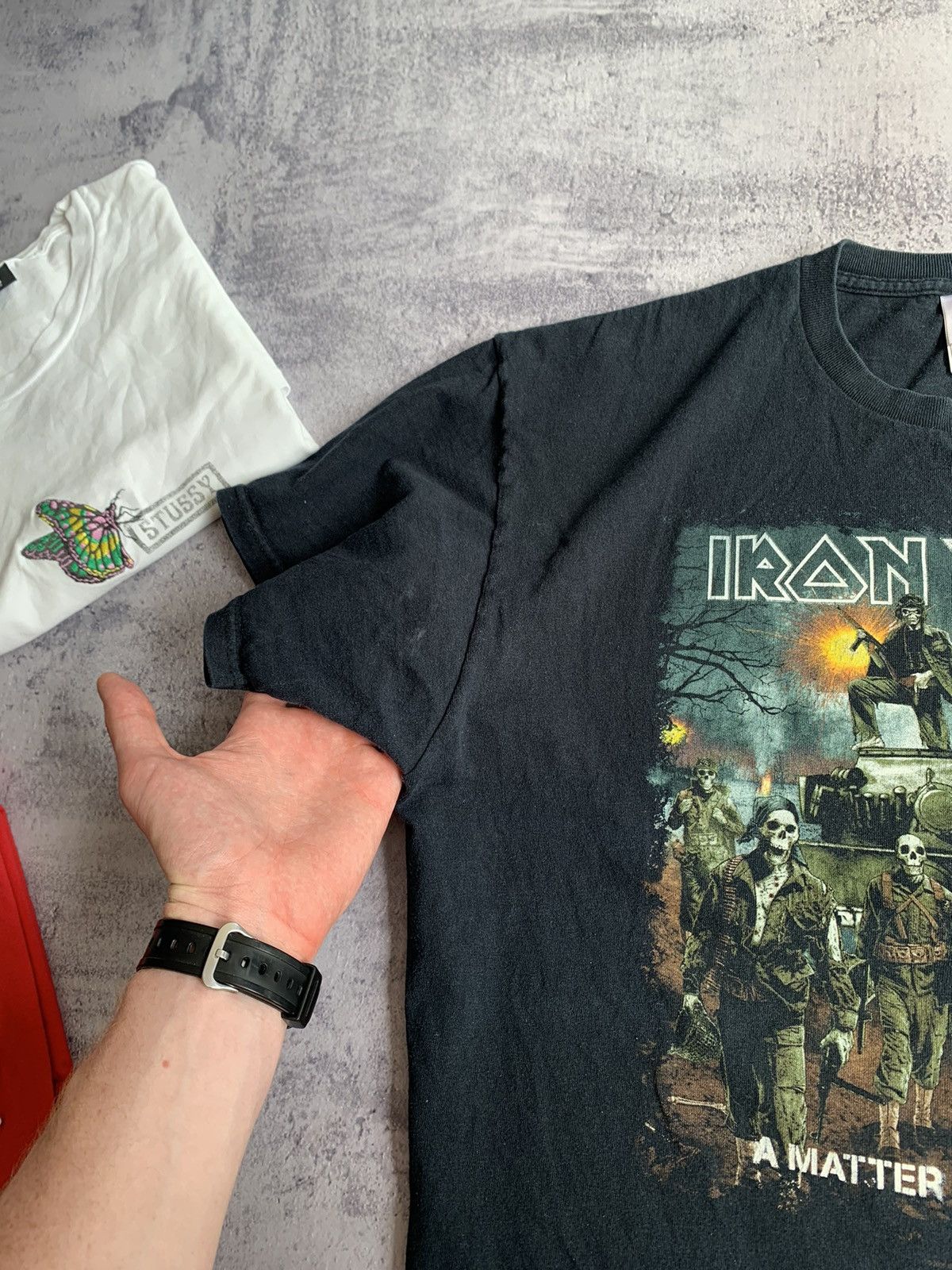 Band Tees × Iron Maiden × Vintage 2006 Iron Maiden A Matter of Life And Death Tour T-Shirt Size US XL / EU 56 / 4 - 9 Thumbnail