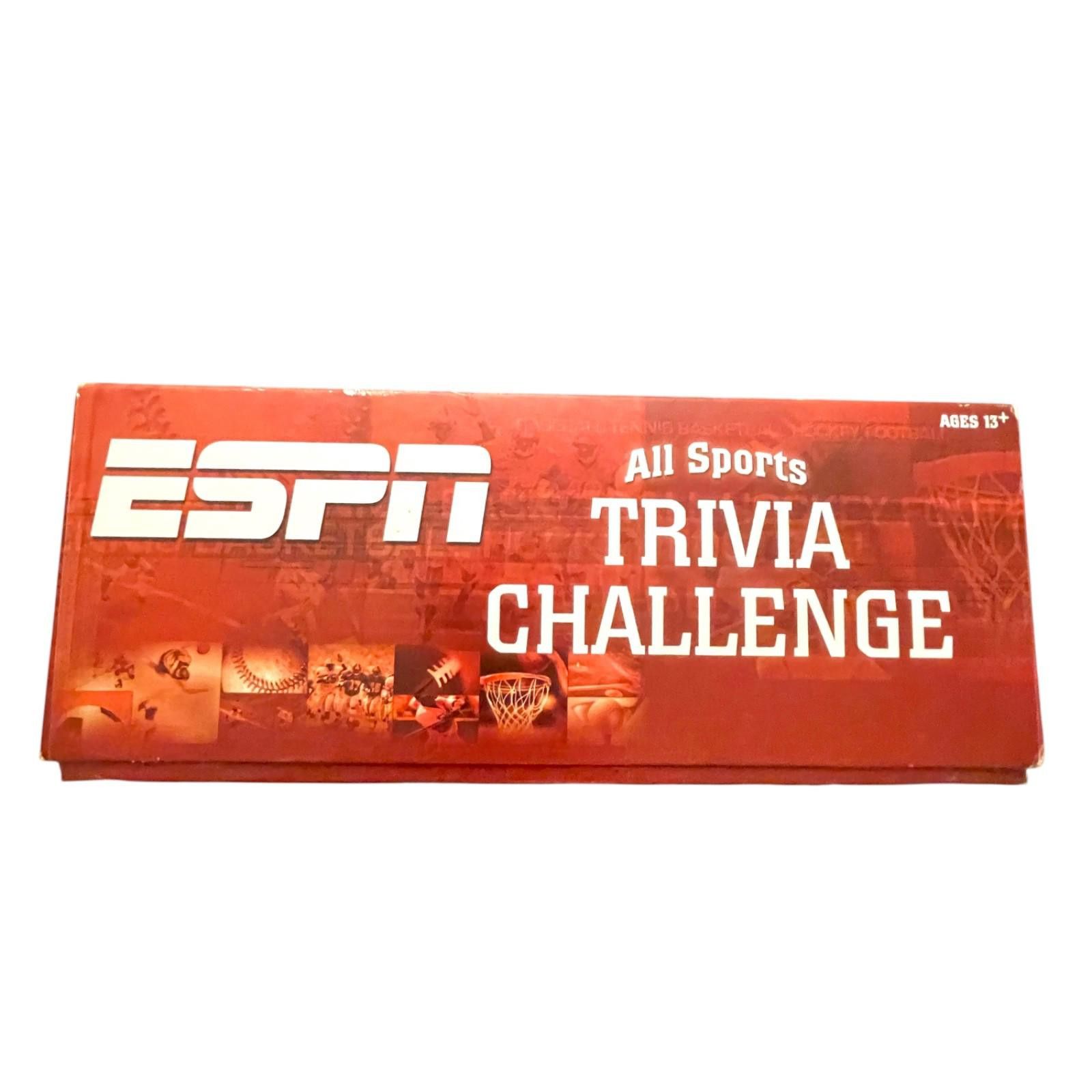 Other ESPN All Sports Trivia Challenge Game Complete 2-6 Players Size ONE SIZE - 6 Thumbnail