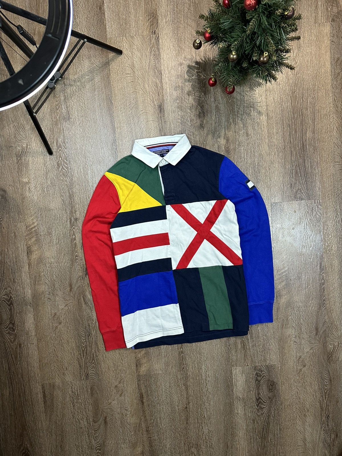 Rugby Ralph Lauren × Tommy Hilfiger Tommy Hilfiger Rugby Shirt Style Ralph Lauren Y2K Size US L / EU 52-54 / 3 - 1 Thumbnail