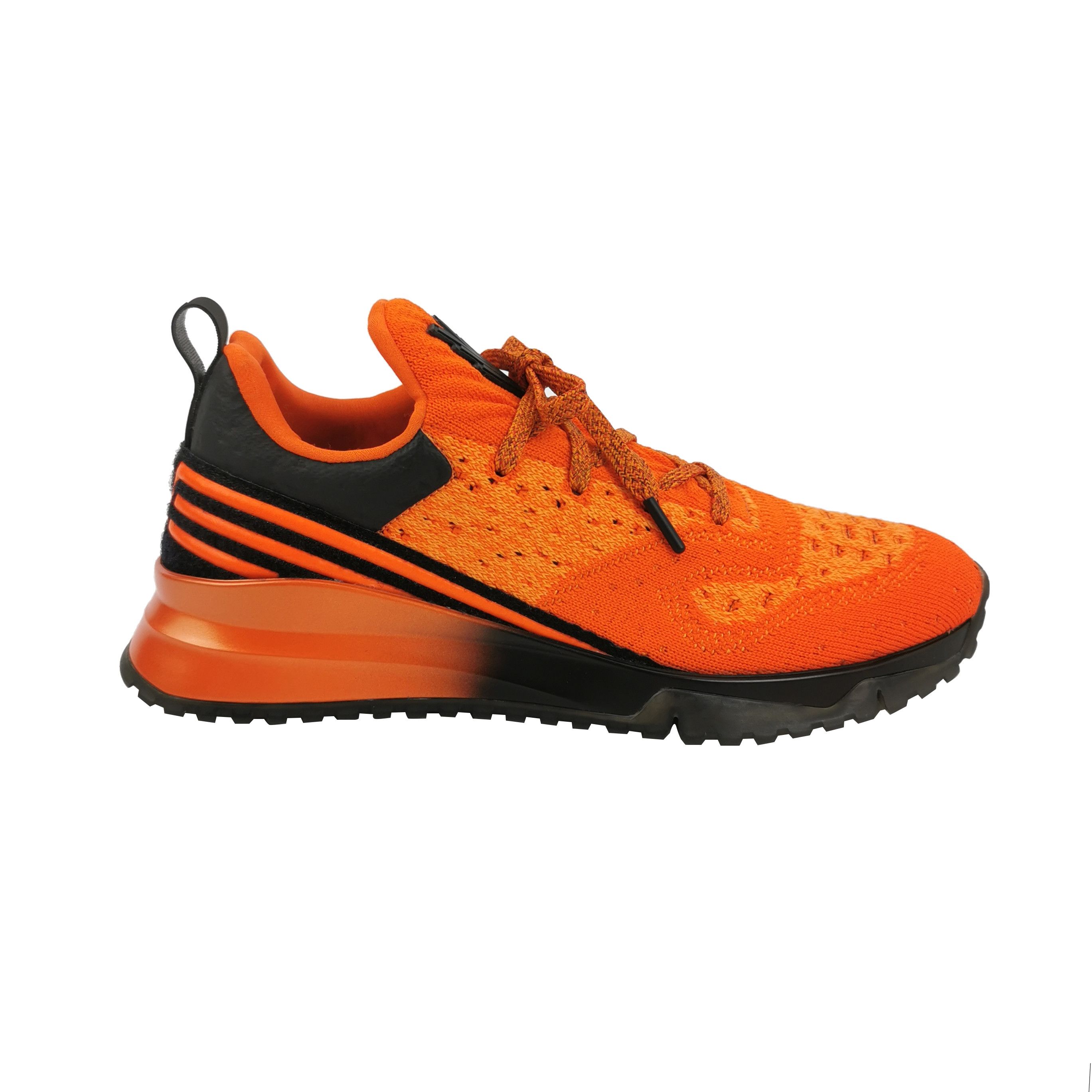 Louis Vuitton Louis Vuitton Orange VNR Knit Sneakers 8.5 Size US 8 / EU 41 - 1 Thumbnail