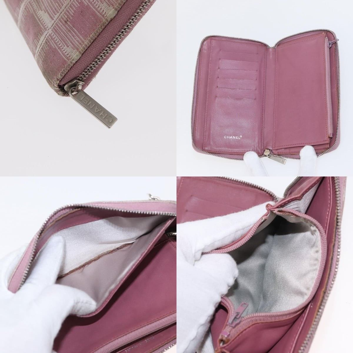 Chanel Chanel Zip Around Long Wallet Size ONE SIZE - 4 Thumbnail