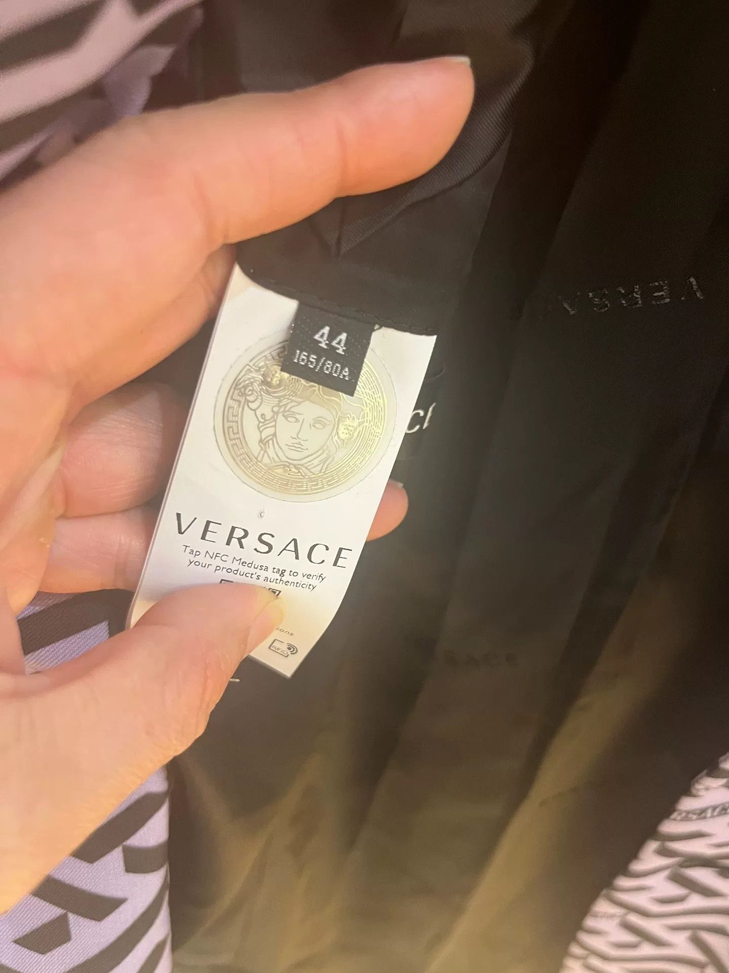 Versace Versace La Greca All-Over Print Blazer Size US S / EU 44-46 / 1 - 6 Thumbnail