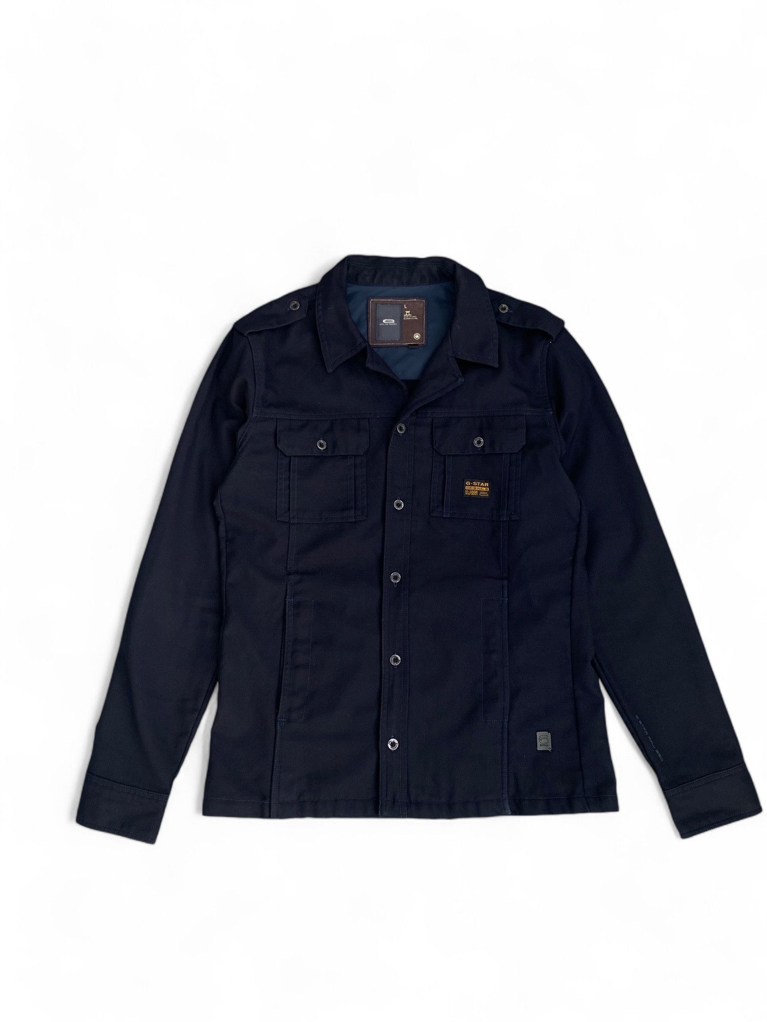 G-Star Vintage G Star Raw Denim Jacket Maple Overshirt Size US L / EU 52-54 / 3 - 1 Thumbnail