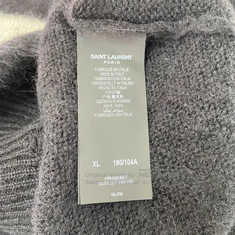 Saint Laurent Paris Saint Laurent Rabbit Pullover XL. Size US XL / EU 56 / 4 - 7 Thumbnail