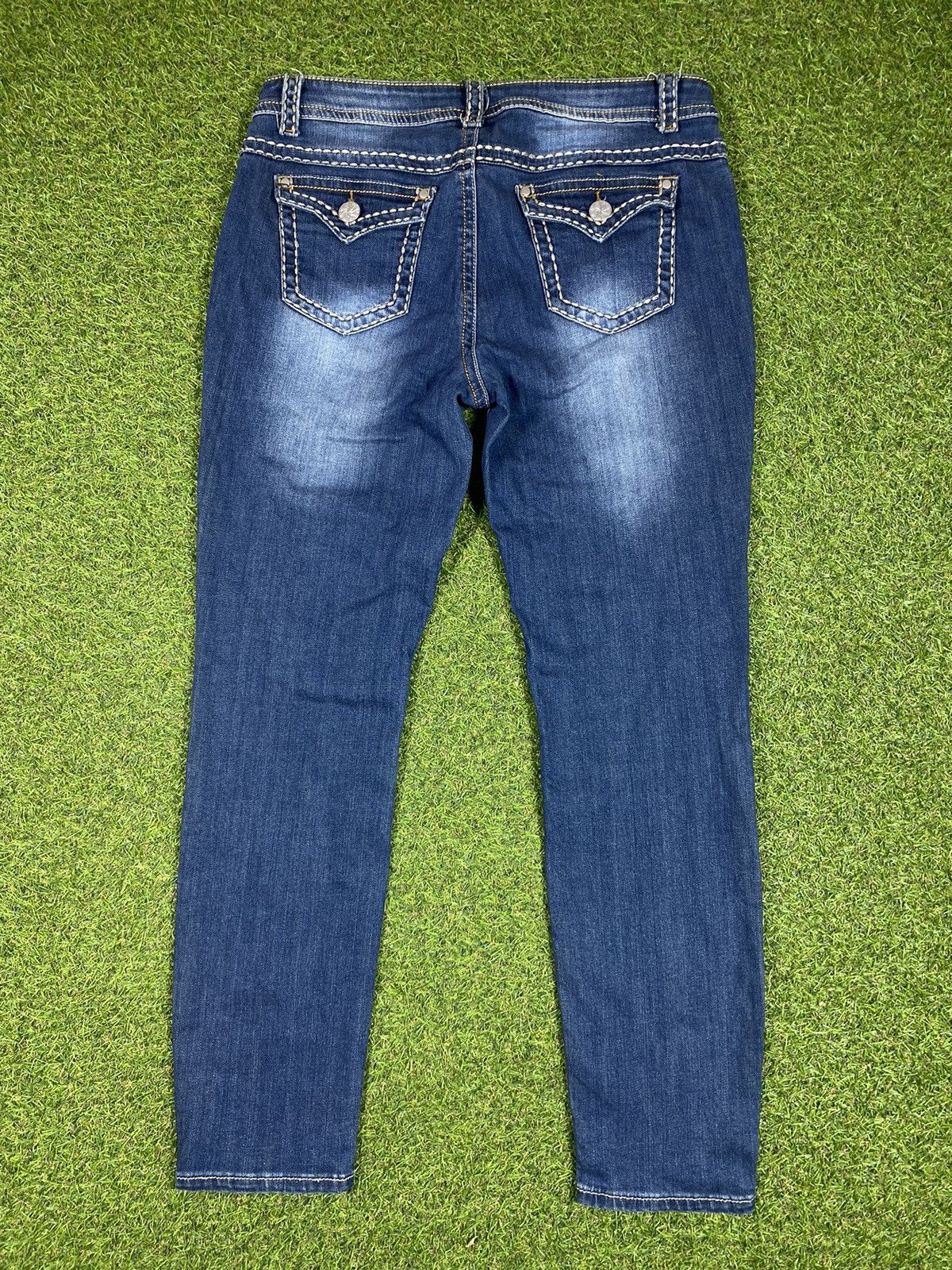 Japanese Brand × Vintage Vintage Y2K Japanese jeans denim True Religion style Size 28" / US 6 / IT 42 - 1 Thumbnail