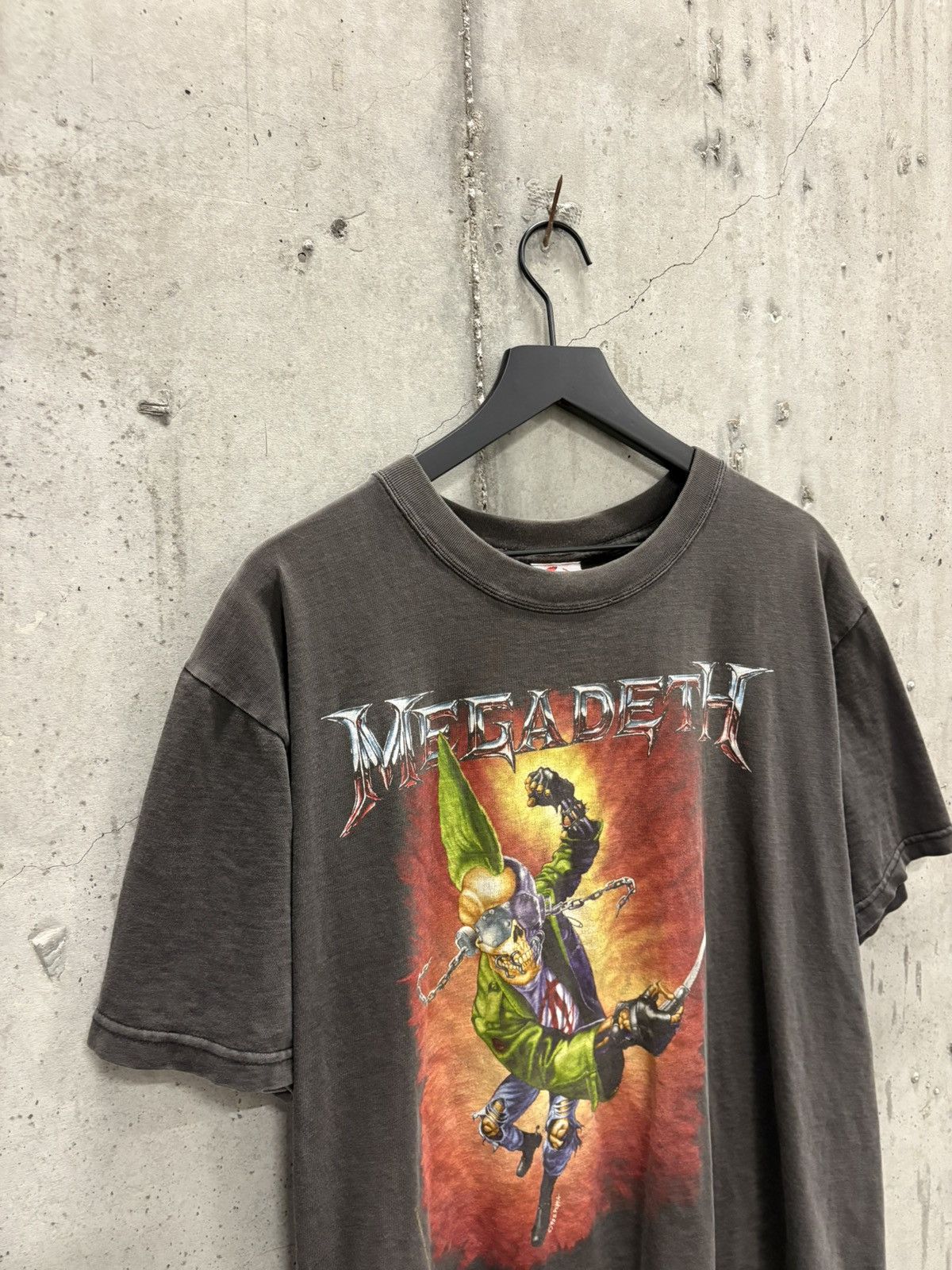 Band Tees Vintage Megadeath Shirt Thrashed Faded Grunge Band Acme Tag Size US L / EU 52-54 / 3 - 5 Thumbnail