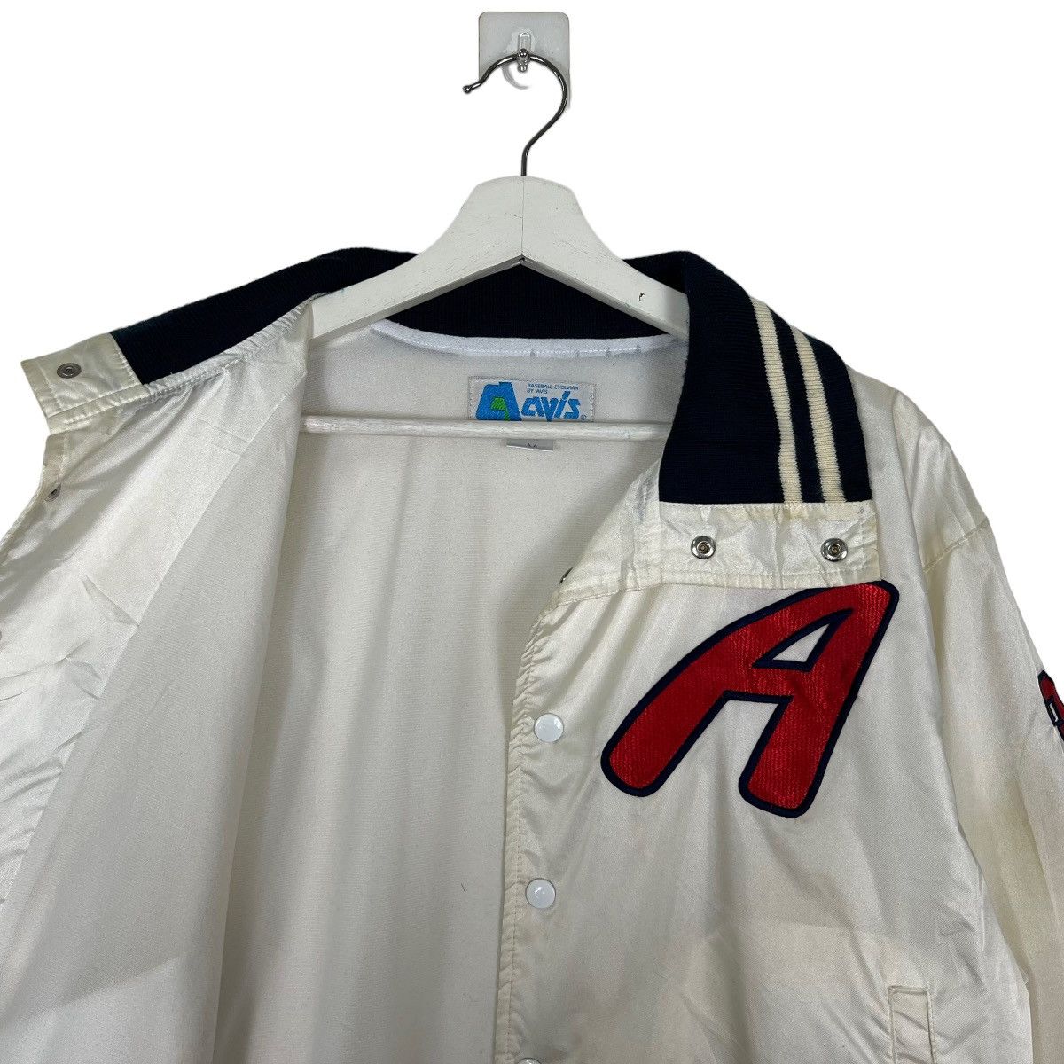 Japanese Brand 🔥 BASEBALL EVOLVIAN BY AVIS SATIN BOMBER JACKET Size US M / EU 48-50 / 2 - 10 Thumbnail