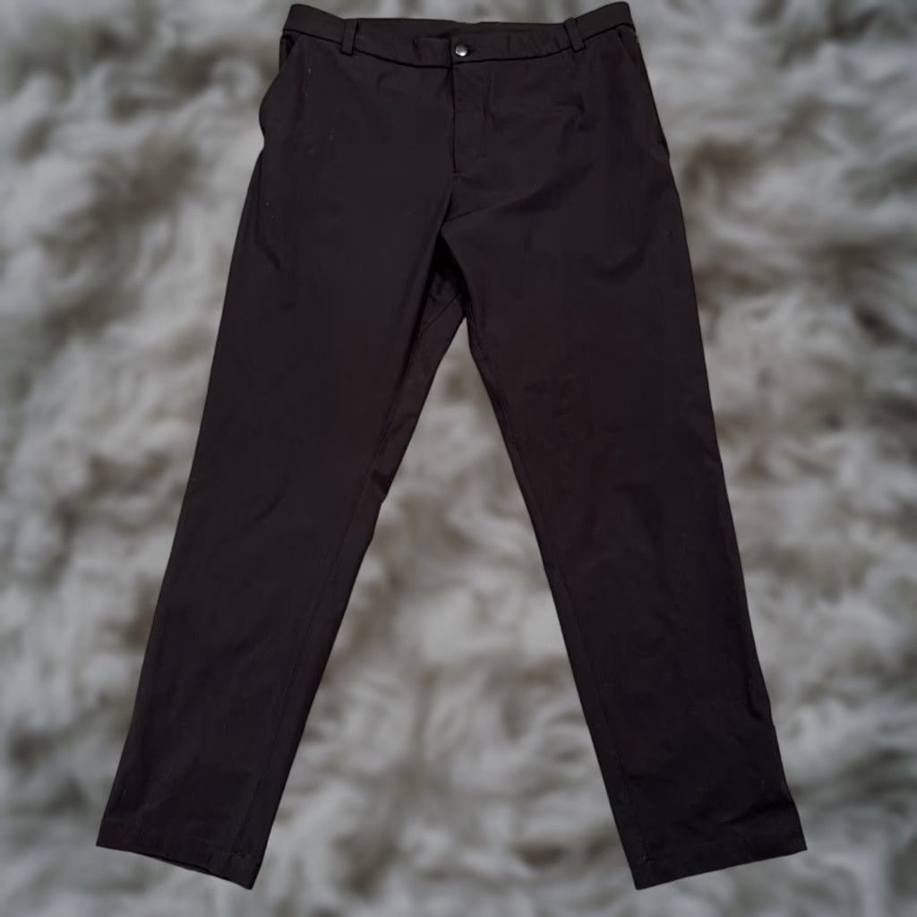 Lululemon Lululemon Pants Mens 38x32 Black Commission Classic Commute Work Office Golf ABC Size US 36 / EU 52 - 1 Thumbnail