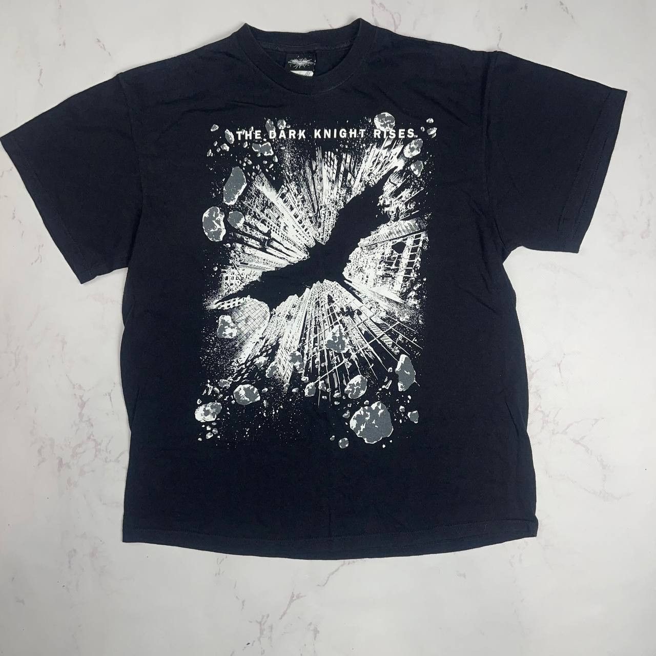 Vintage Vintage Batman THE DARK KNIGHT RISES Movie Black SZL T-Shirt Size US L / EU 52-54 / 3 - 1 Thumbnail