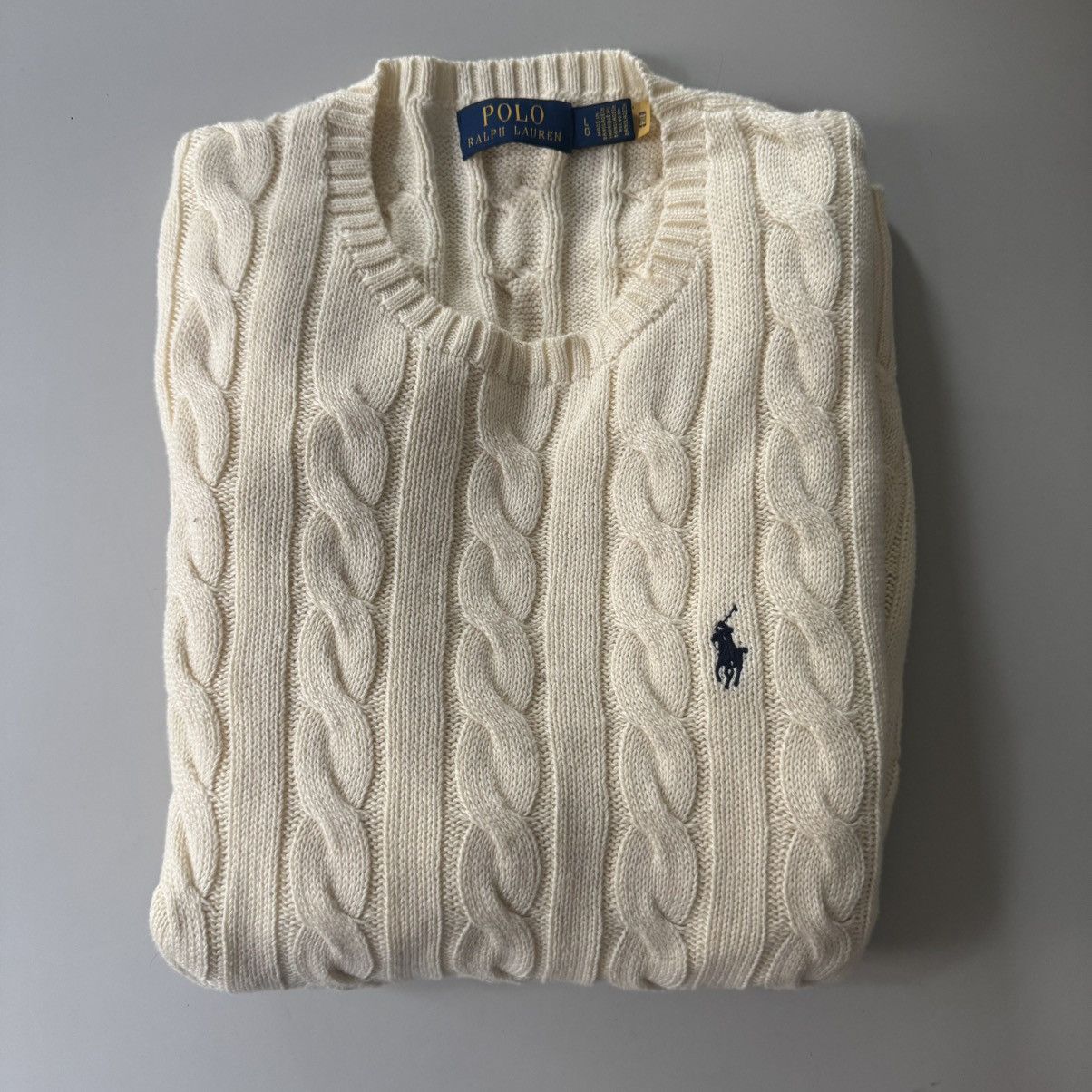 Polo Ralph Lauren Polo Ralph Lauren - Knit Sweater Size US L / EU 52-54 / 3 - 1 Thumbnail