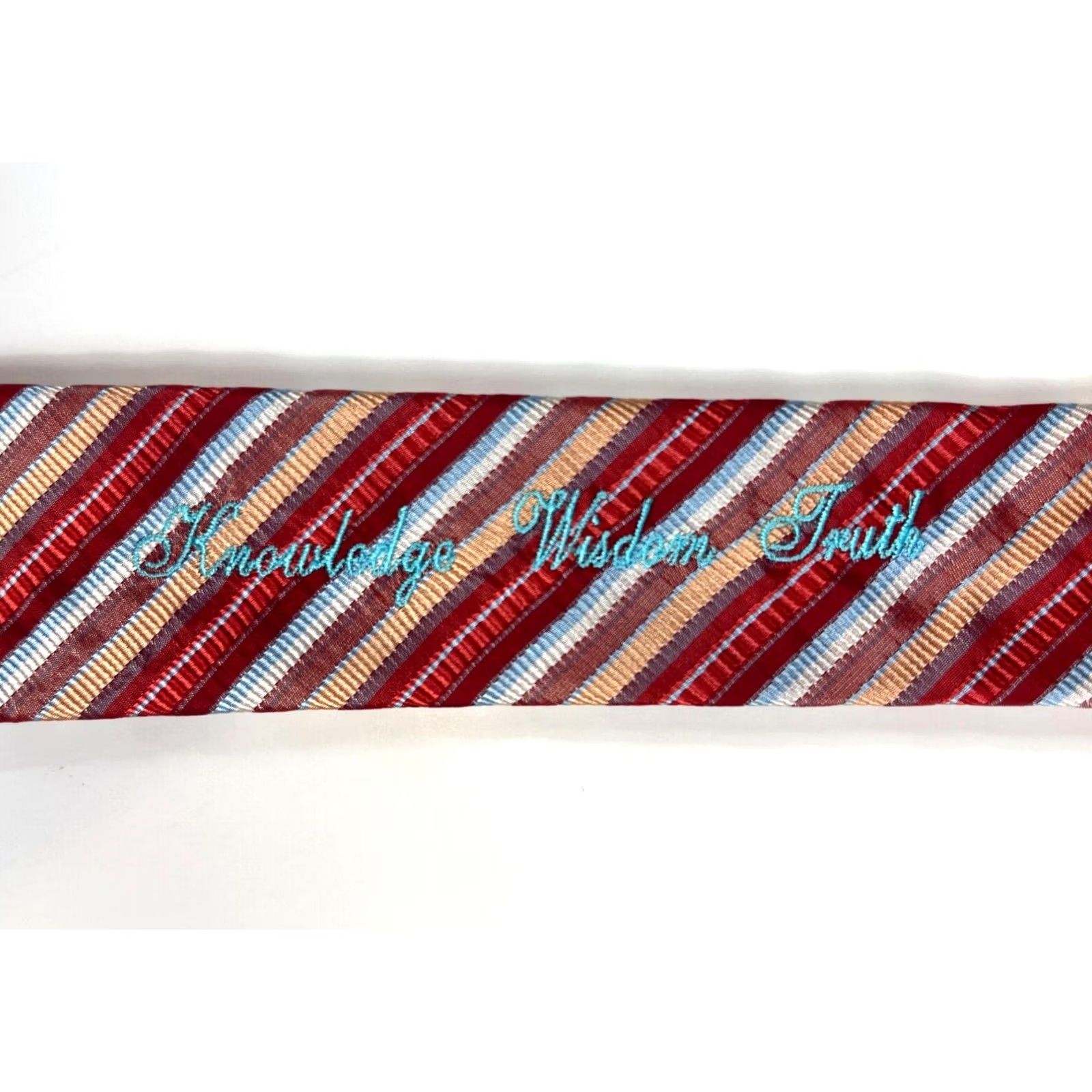 Robert Graham Robert Graham Men's Luxury Silk Tie Striped 60" Multicolor Classic 3.5" USA Tailored Adult Mens Size ONE SIZE - 7 Thumbnail