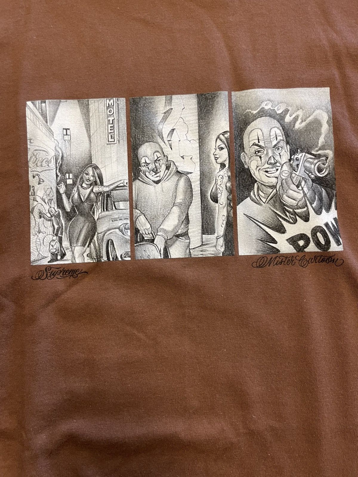 Supreme Supreme Pow Tee Size US XL / EU 56 / 4 - 2 Thumbnail