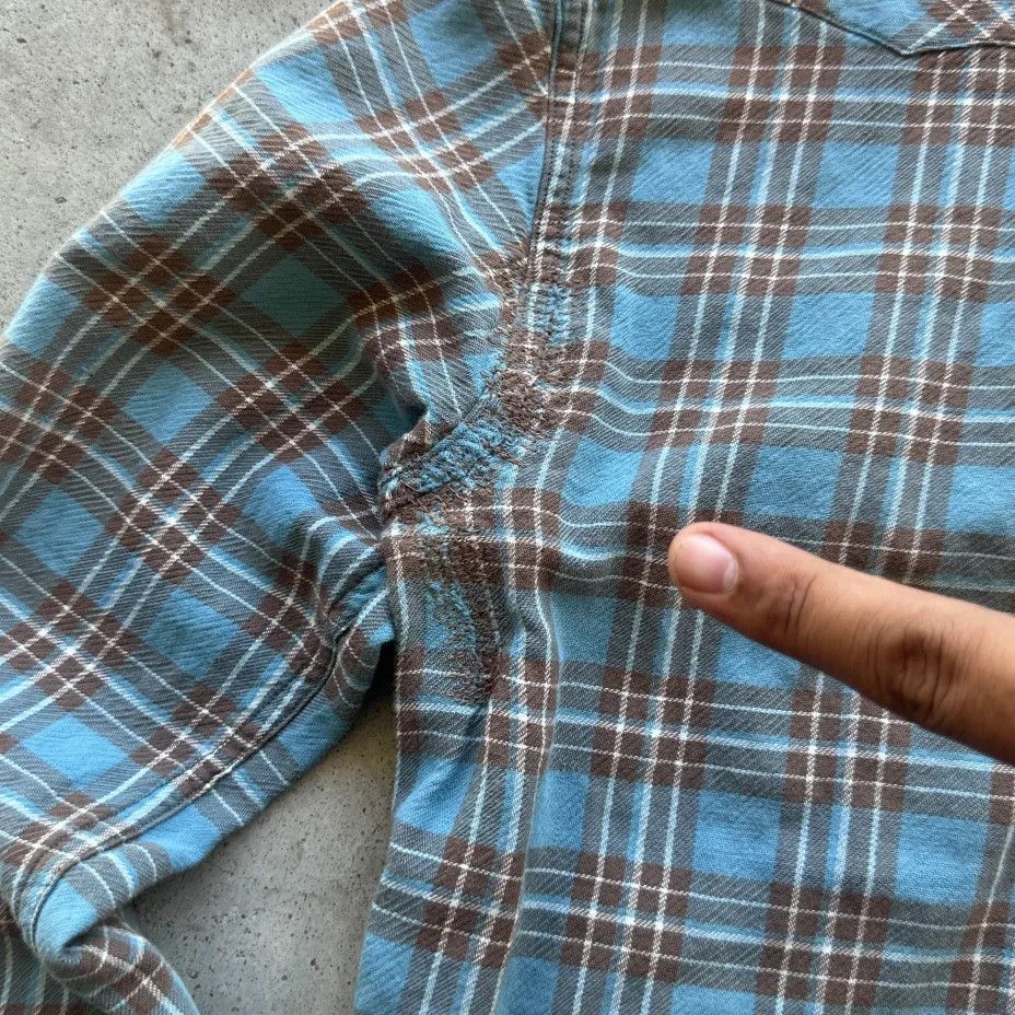 RRL Ralph Lauren RRL Ralph Lauren Double RL Plaid Flannel Button Shirt Size US S / EU 44-46 / 1 - 7 Thumbnail