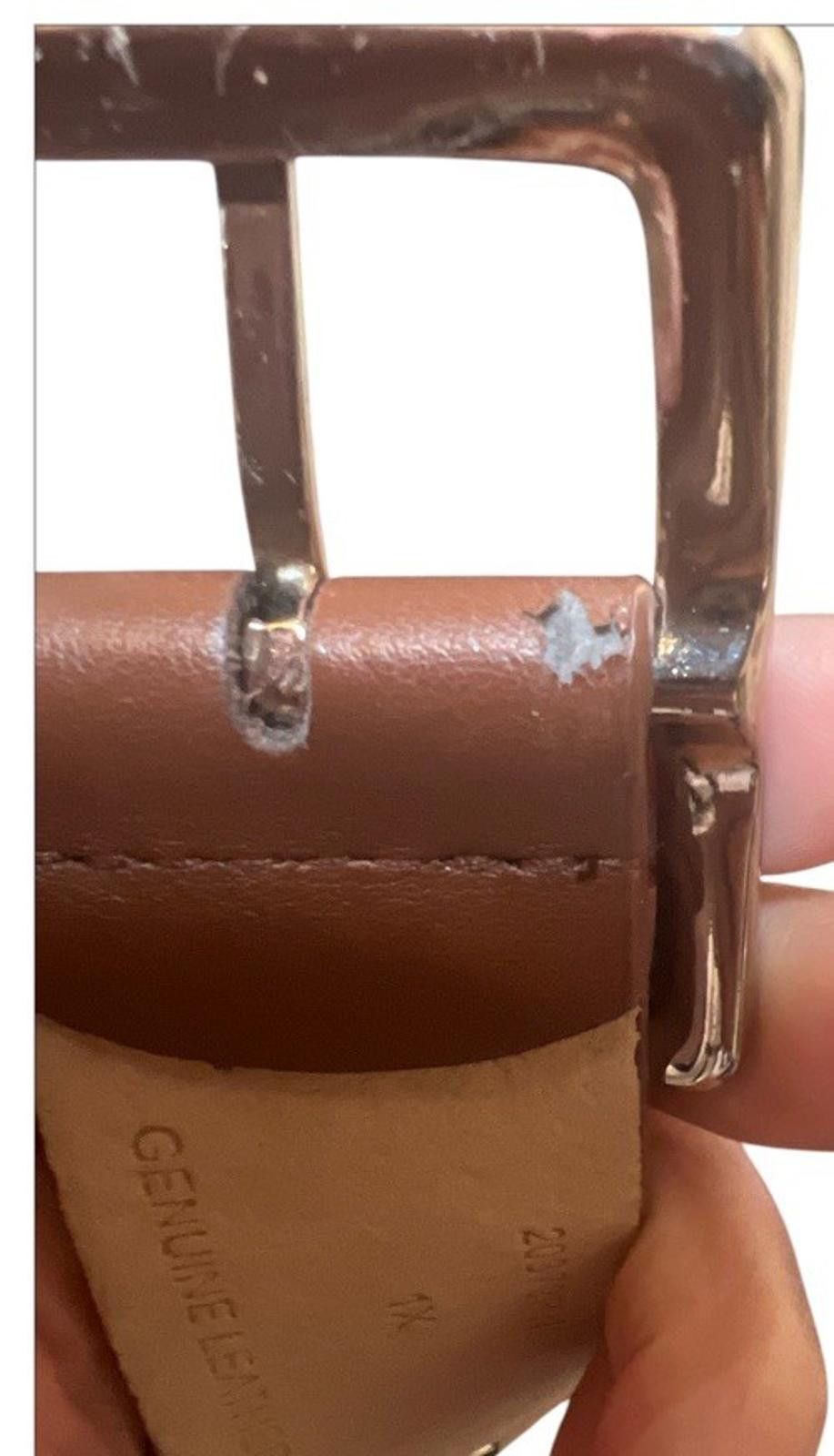 Designer Genuine Leather Line Turquoise And Stud Belt 1X Size ONE SIZE - 4 Thumbnail