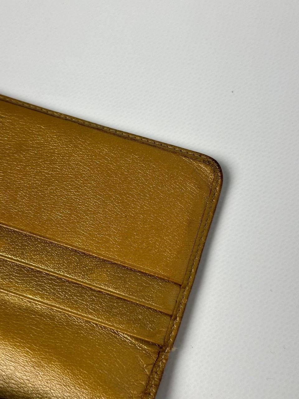 Loewe 90s Vintage Loewe Anagram Leather Authentic Golden Wallet Size ONE SIZE - 20 Thumbnail