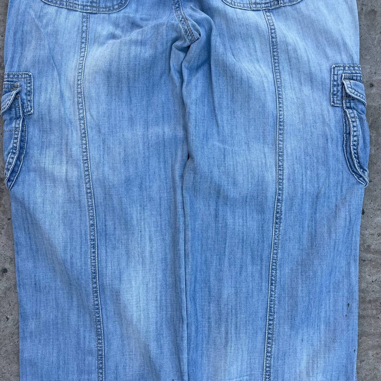 Le Grande Bleu (L.G.B.) VTG Women’s With a Low Seat Jeans Multi-pocket Y2K Grunge Size 28" / US 6 / IT 42 - 10 Thumbnail