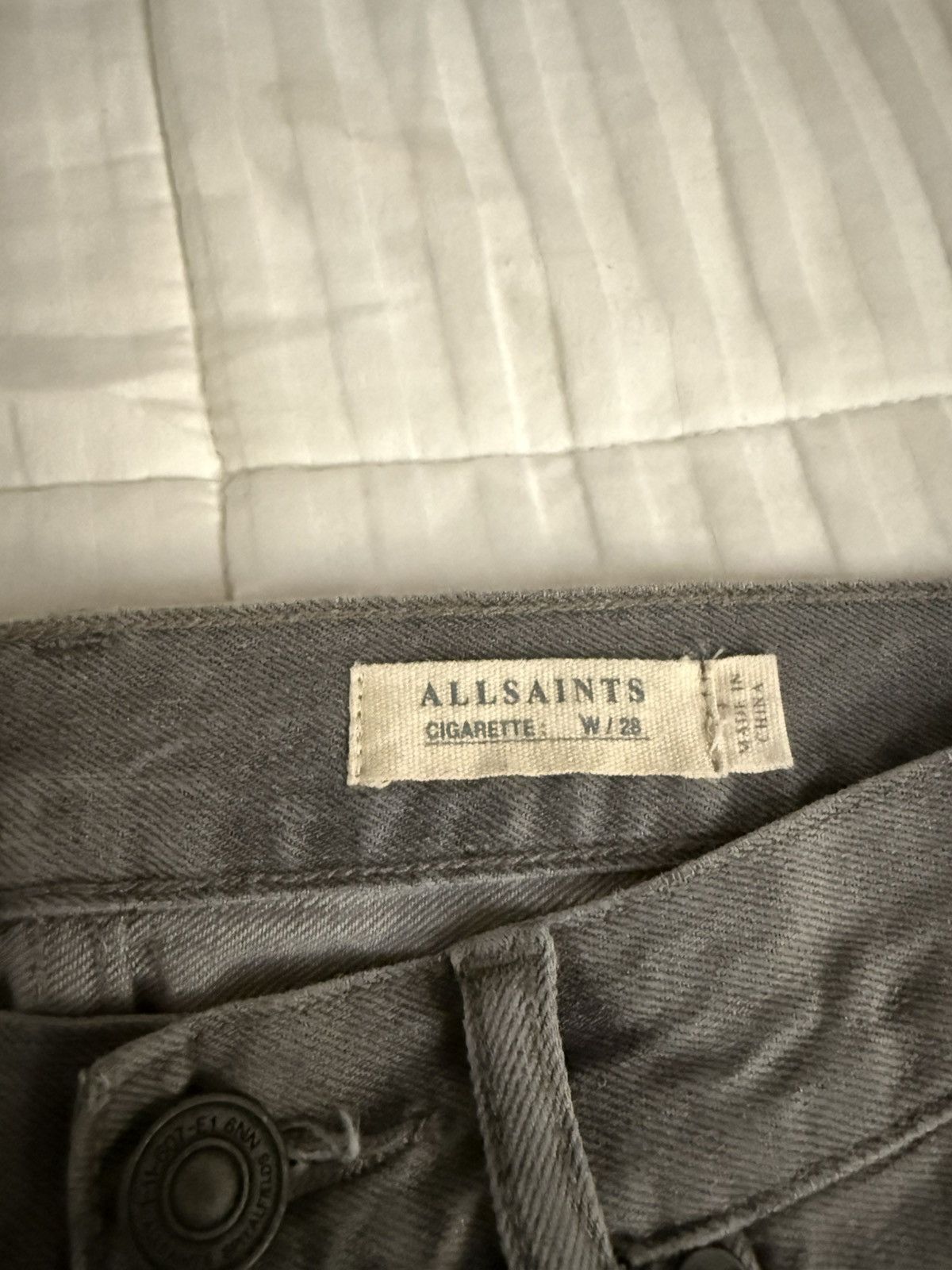 Allsaints All Saints - Goree Cigarette Denim Size US 28 / EU 44 - 2 Thumbnail