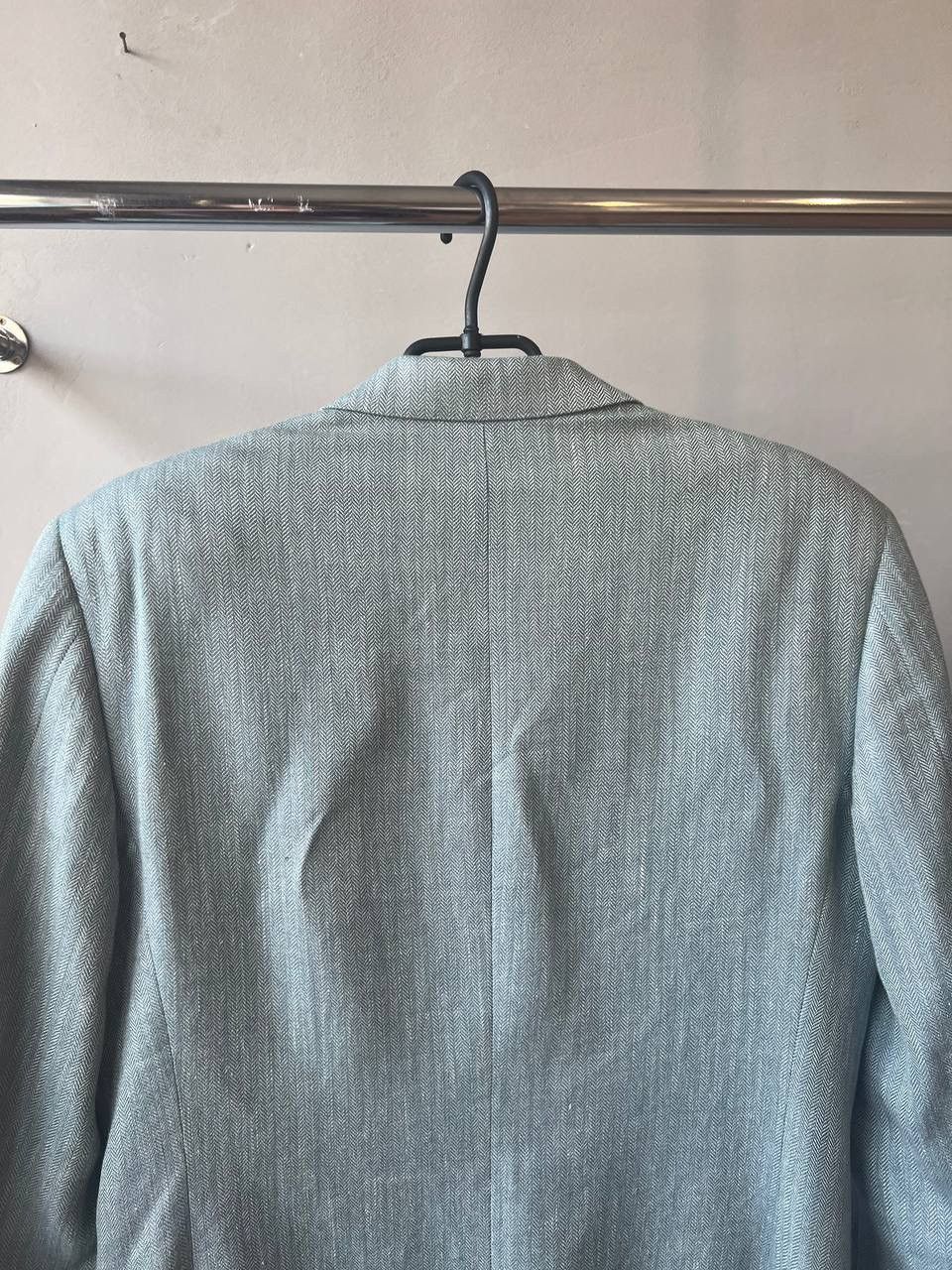 Celine 80/90’s CELINE HOMME RARE GREY MENS LINEN BLAZER JACKET 48 Size US L / EU 52-54 / 3 - 9 Thumbnail