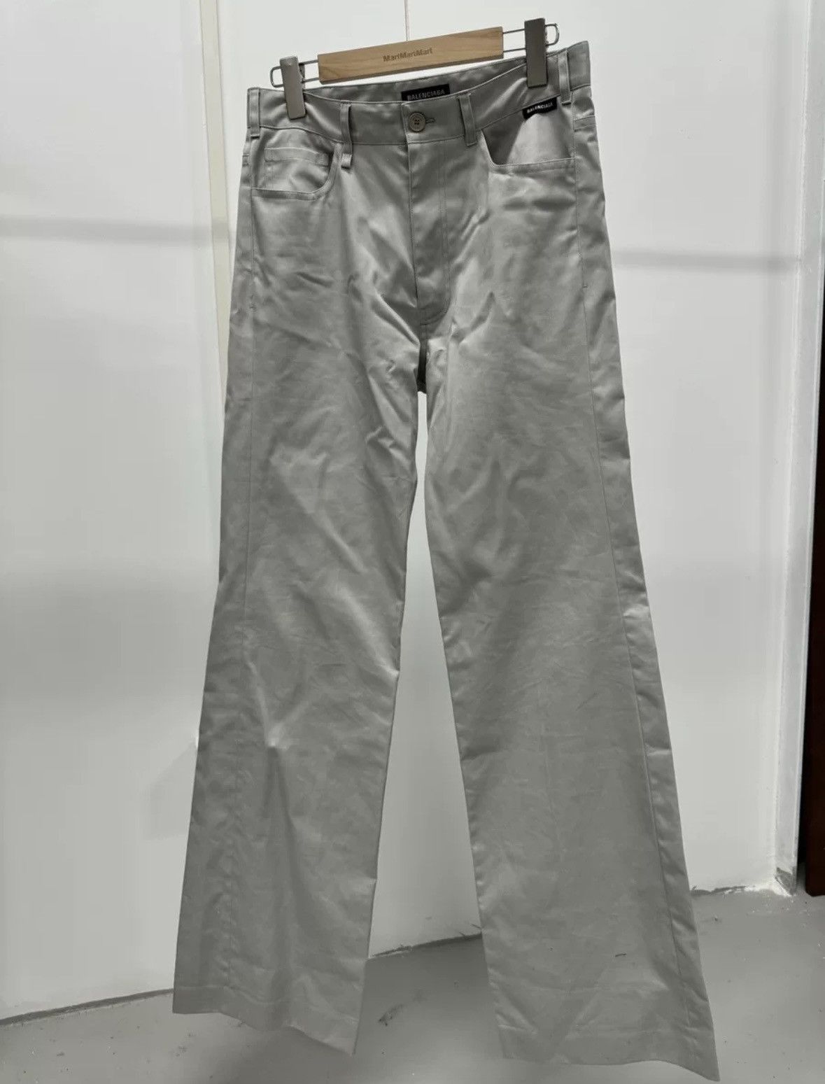 Balenciaga Balenciaga grey dress pants Size US 36 / EU 52 - 1 Thumbnail
