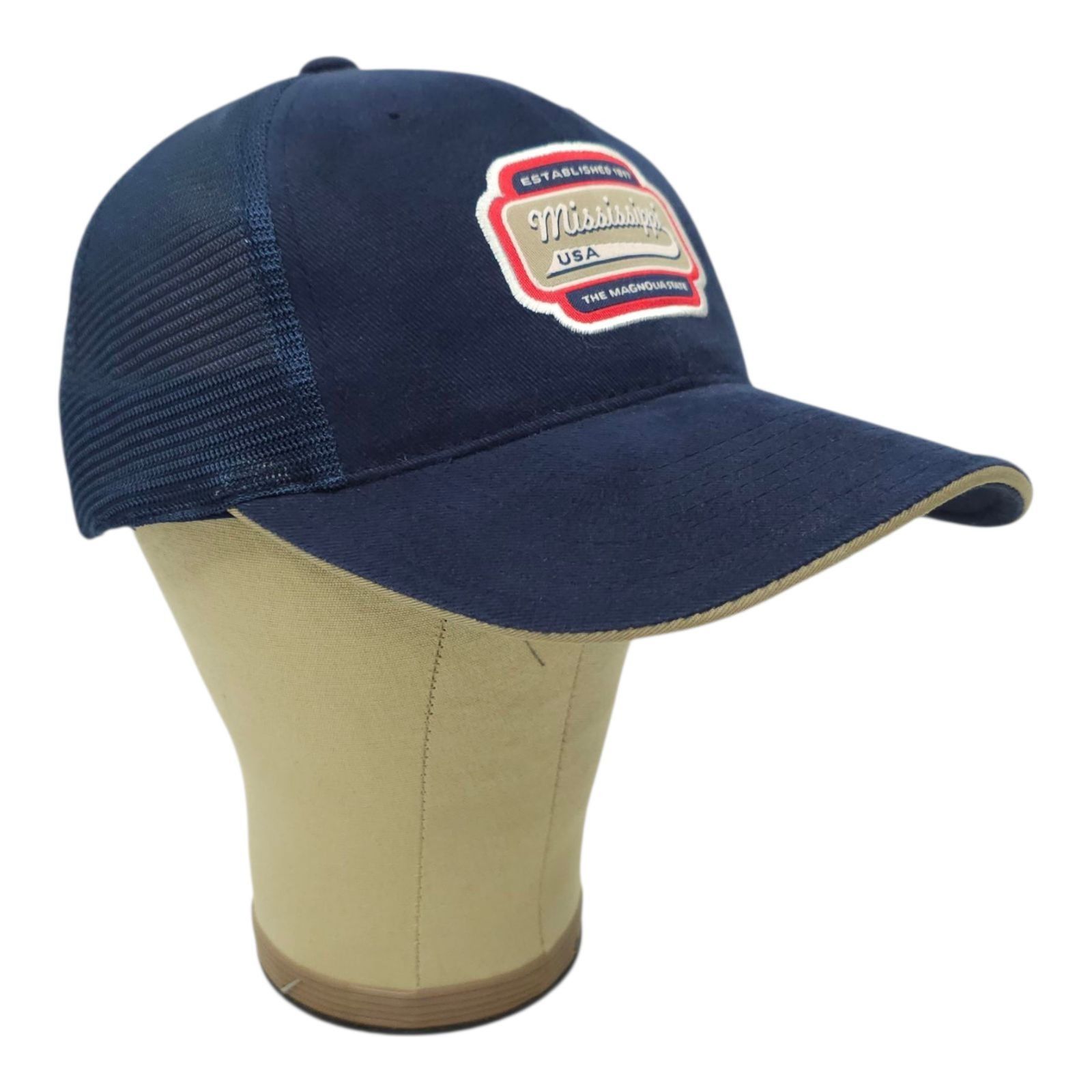 American Needle Mississippi Magnolia State Mesh Back Tuck Strap Cap Trucker Size ONE SIZE - 3 Thumbnail