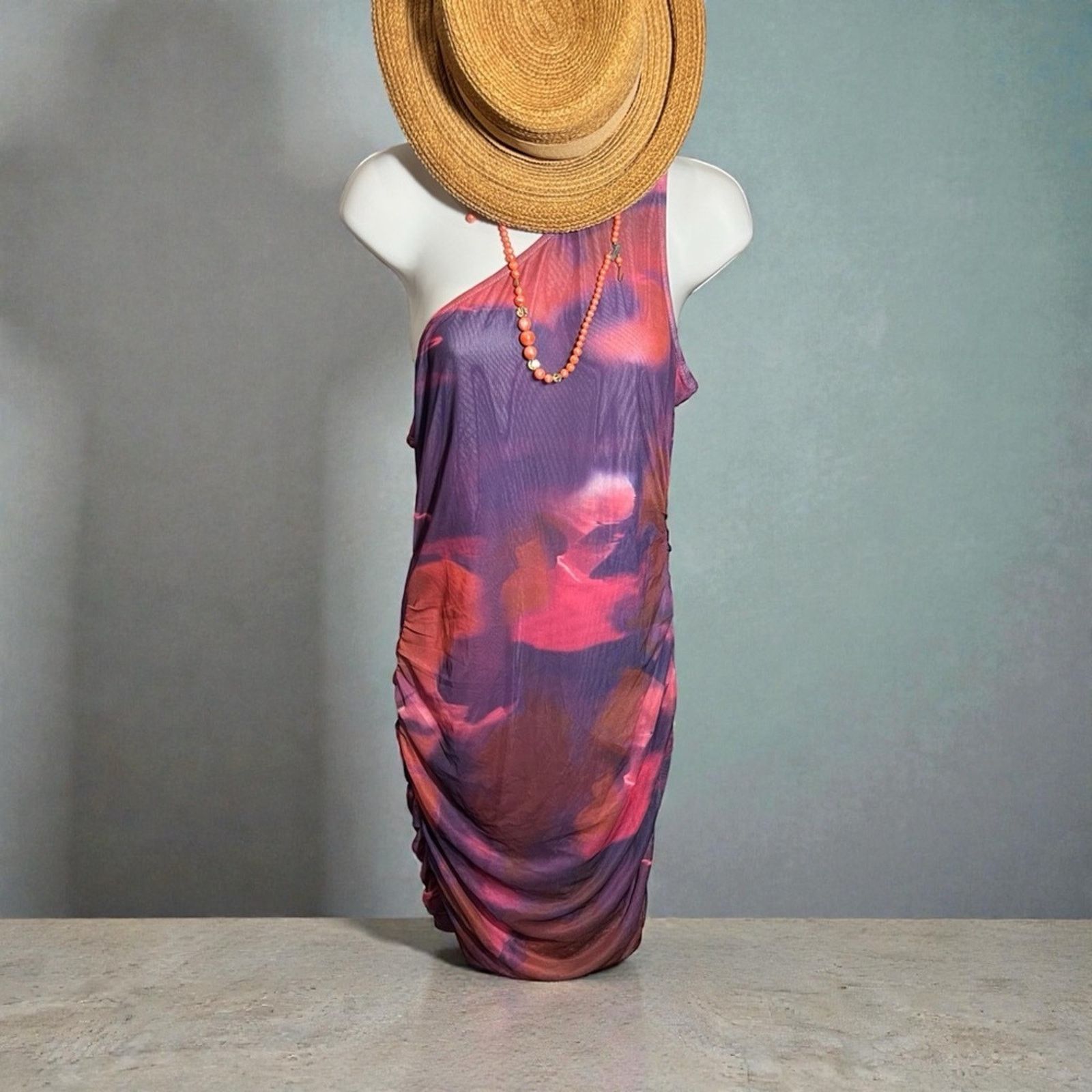& Other Stories Merokeety Women’s Tie-Dye Bodycon Cami Dress – Size L (NWT) Size L / US 10 / IT 46 - 1 Thumbnail