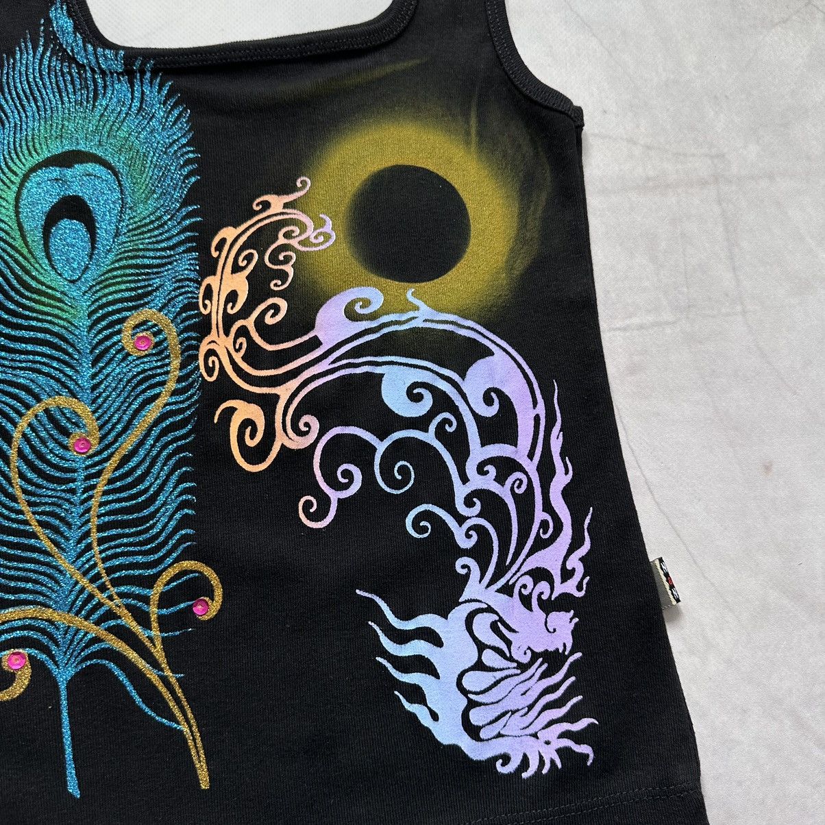 Hysteric Glamour Y2K Indian Bohemian Tank Top T Shirt Cop Copine Vibe Size S / US 4 / IT 40 - 4 Thumbnail