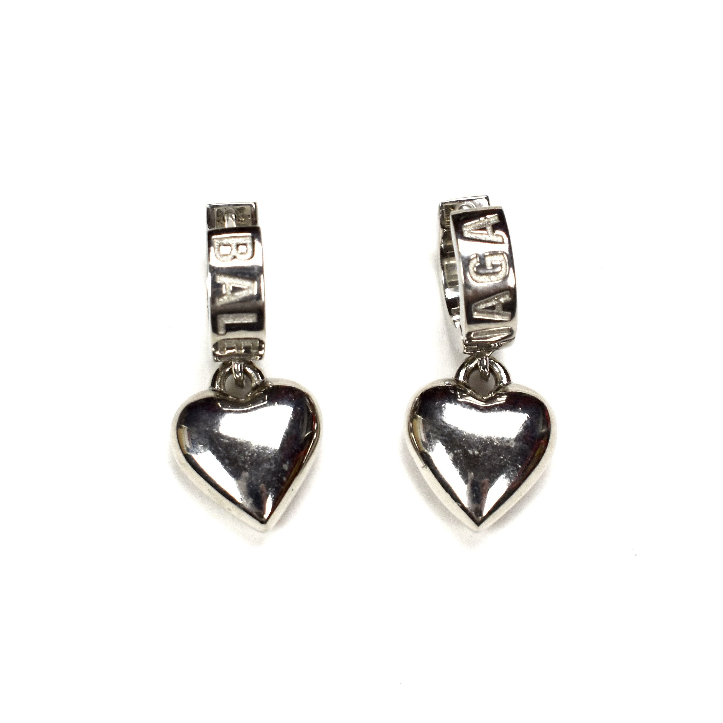 Balenciaga Balenciaga .925 Silver Sharp Heart Earrings NEW Size ONE SIZE - 3 Thumbnail